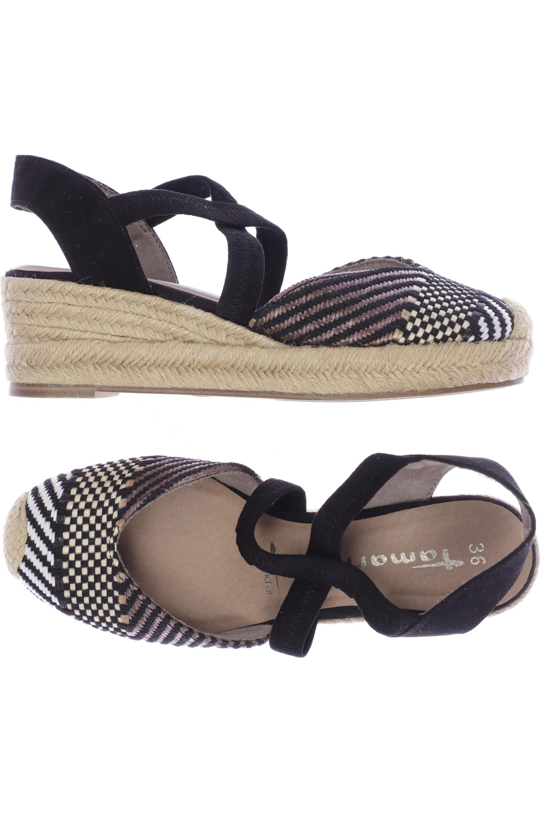 

Tamaris Damen Sandale, schwarz