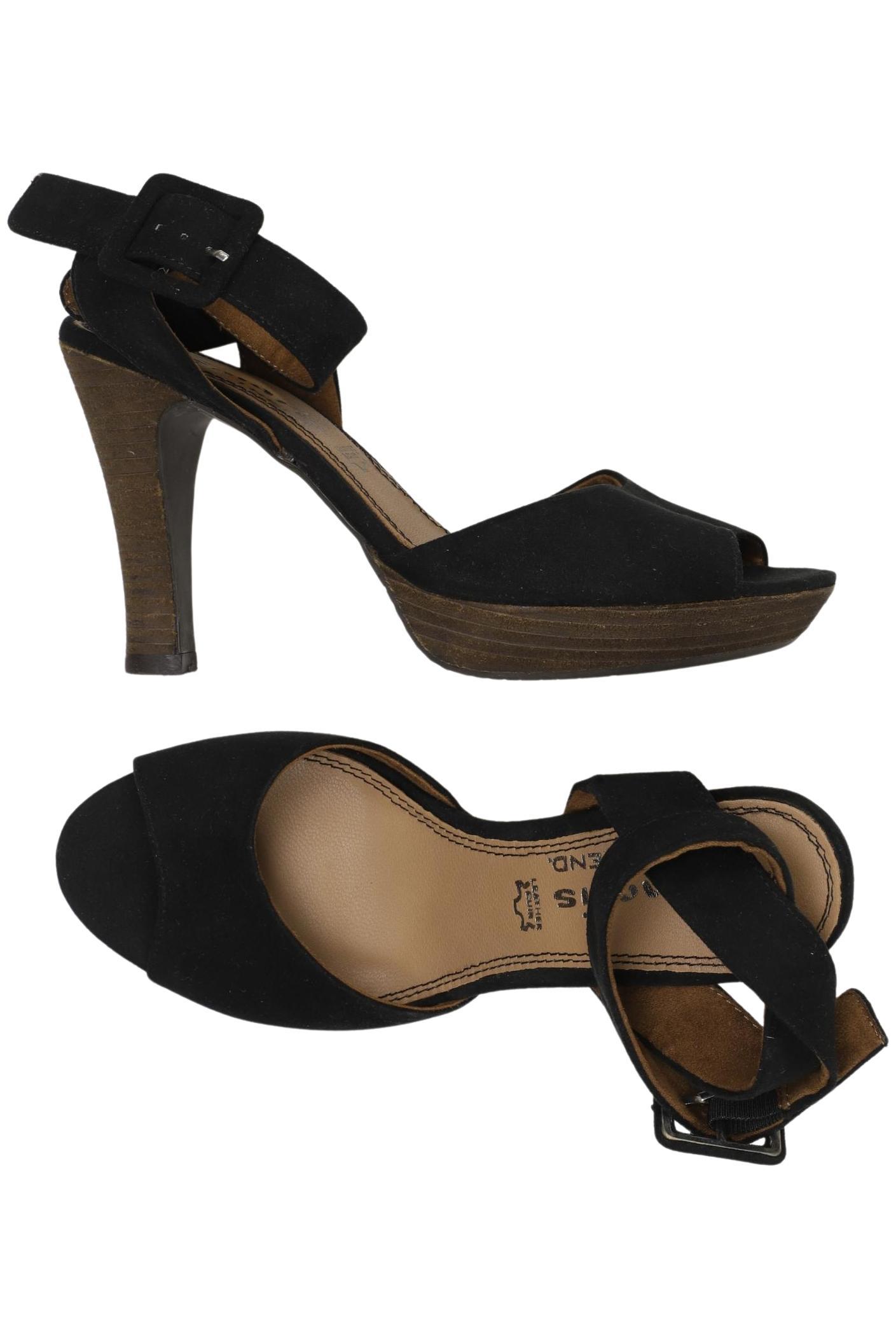 

Tamaris Damen Sandale, schwarz, Gr. 37