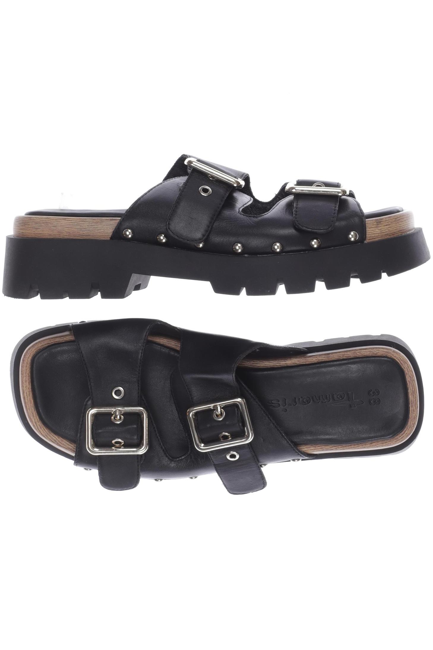 

Tamaris Damen Sandale, schwarz, Gr. 38