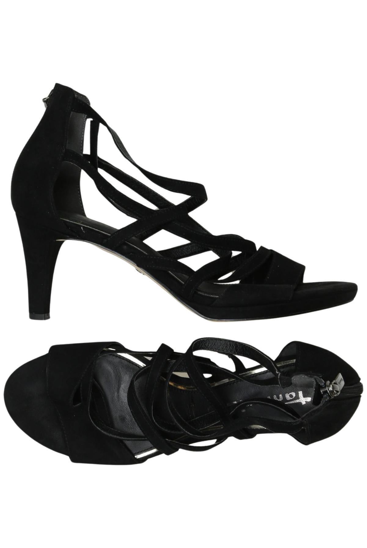 

Tamaris Damen Sandale, schwarz, Gr. 40