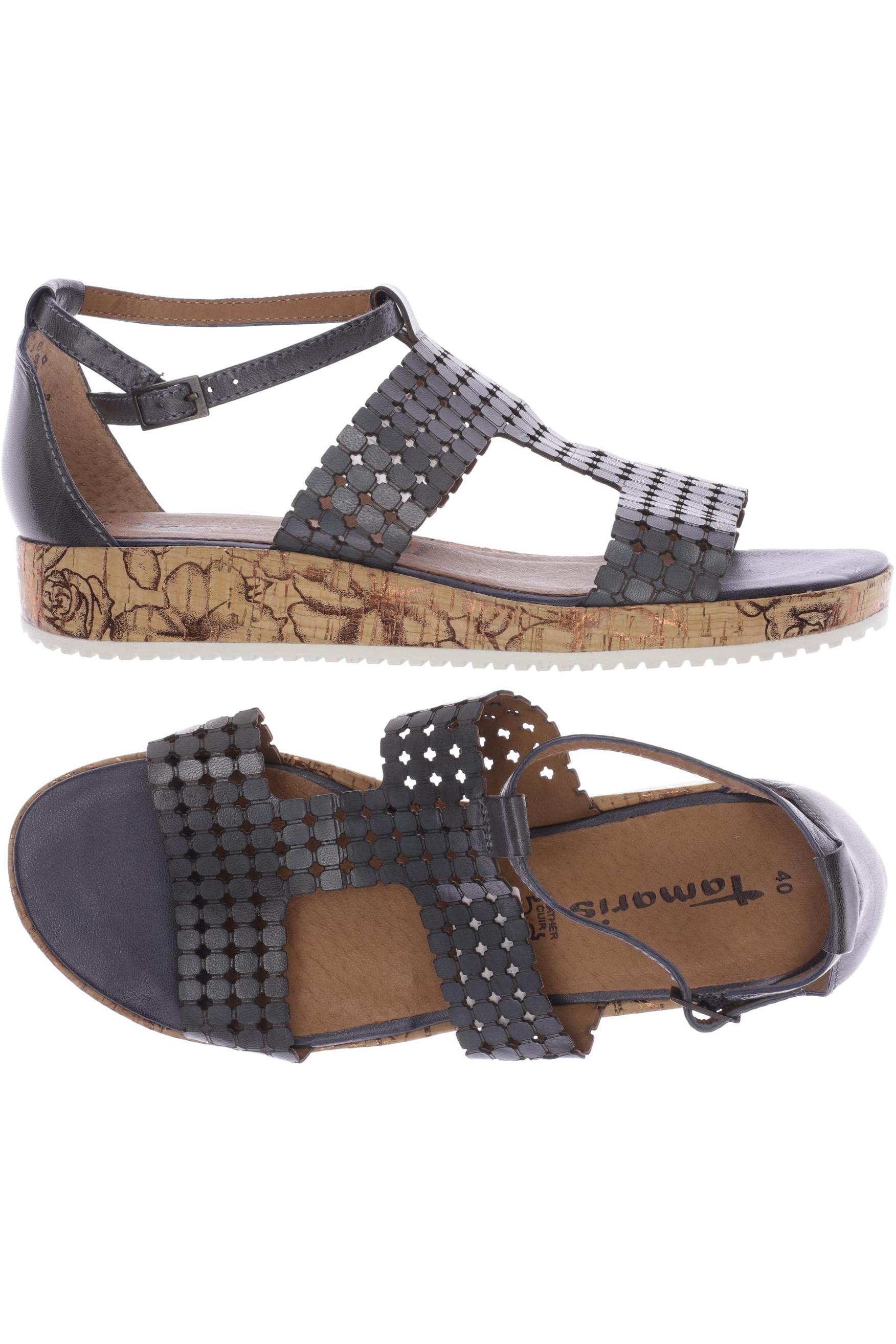 

Tamaris Damen Sandale, grau