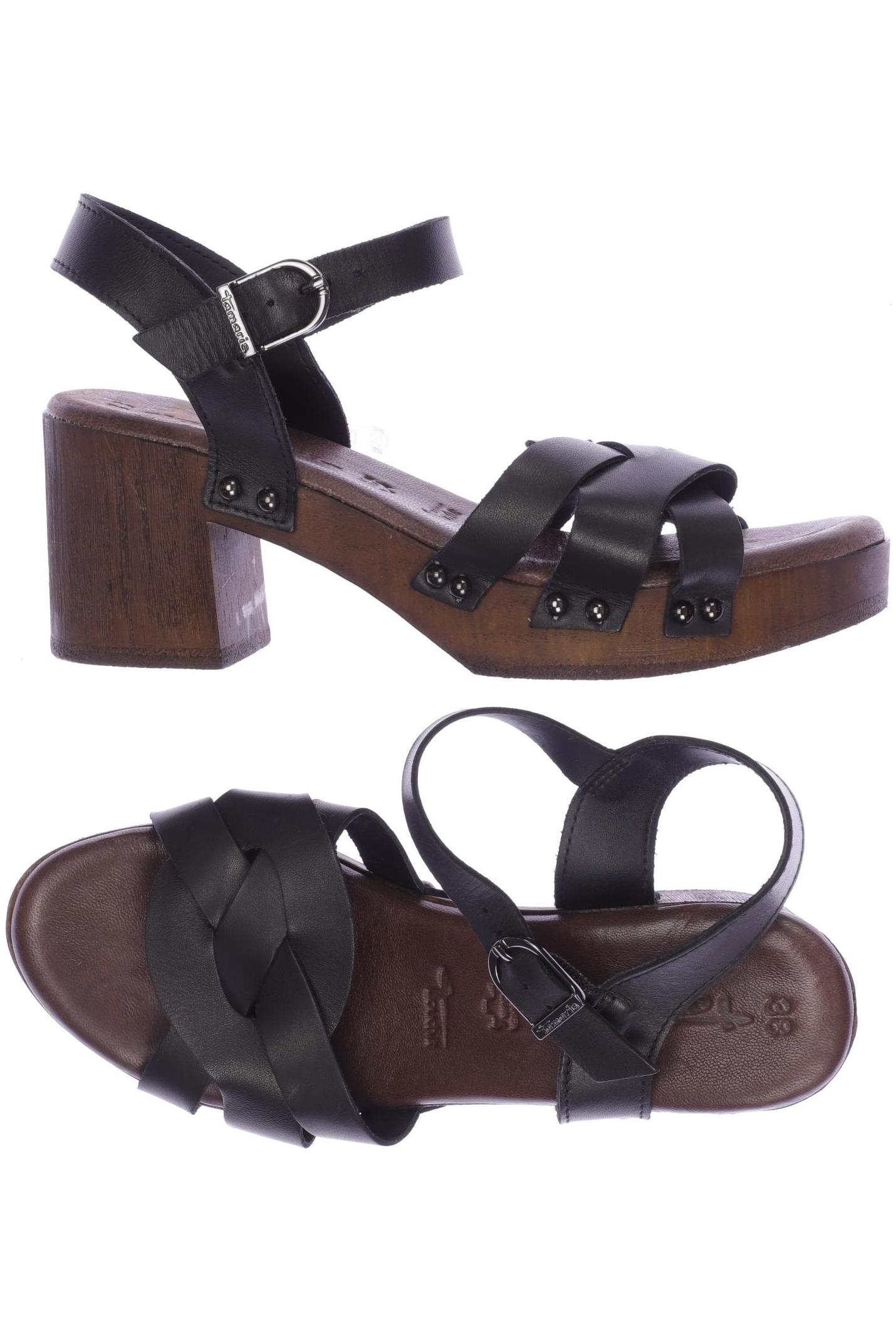

Tamaris Damen Sandale, schwarz, Gr. 38