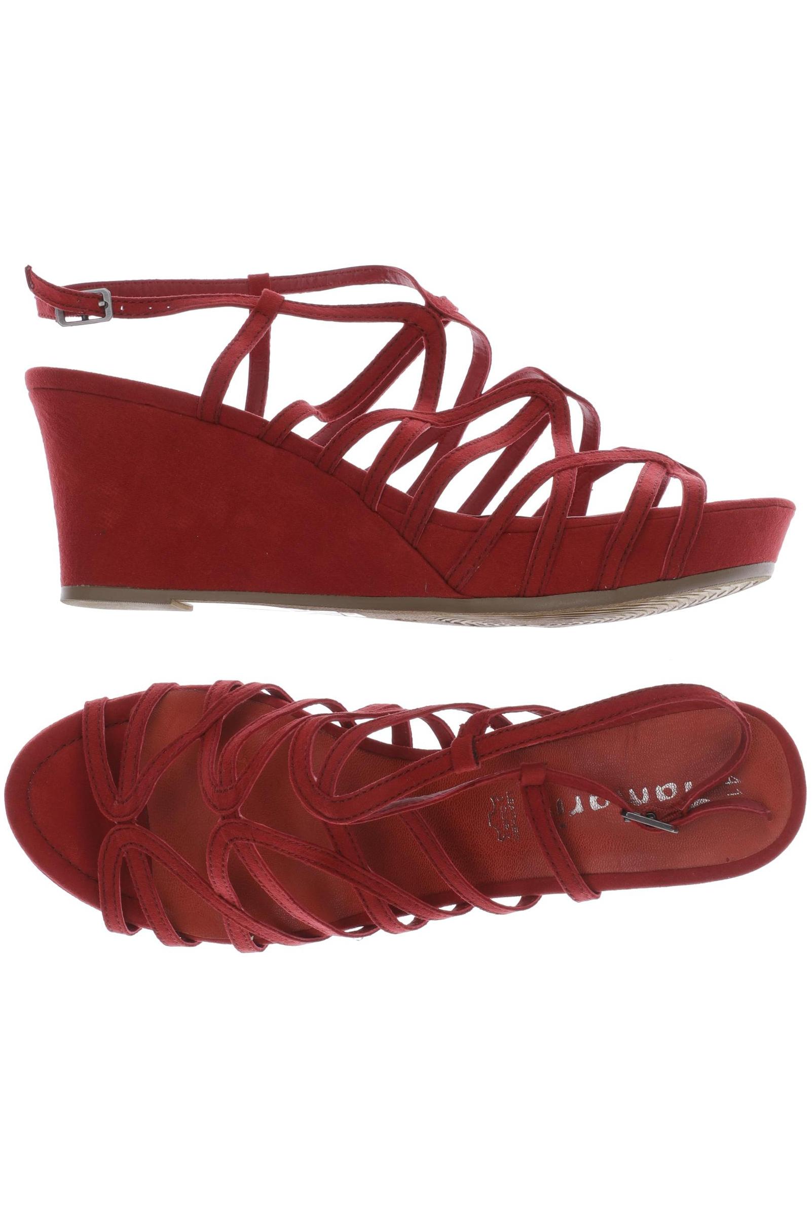 

Tamaris Damen Sandale, rot, Gr. 41