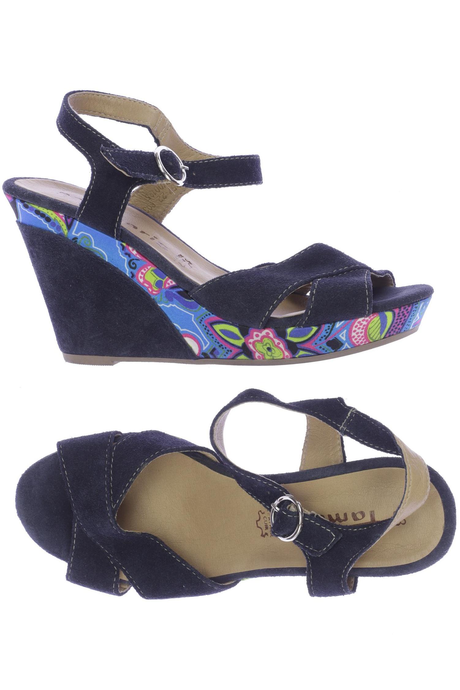 

Tamaris Damen Sandale, marineblau, Gr. 38