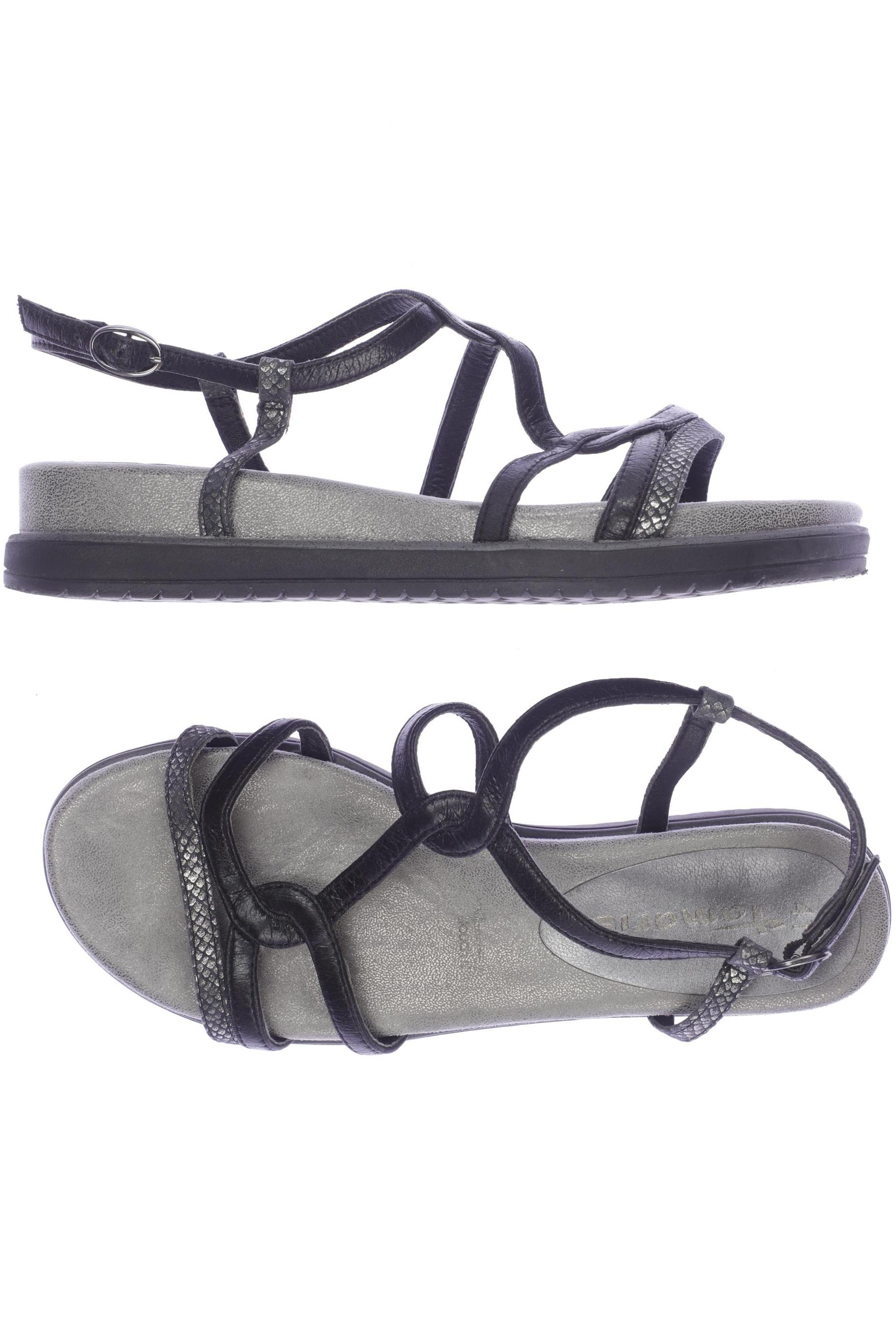 

Tamaris Damen Sandale, schwarz, Gr. 41