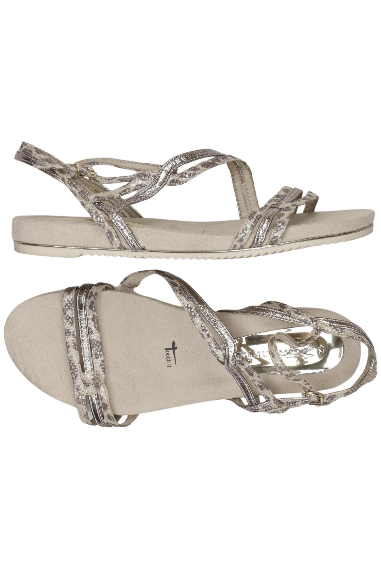 

Tamaris Damen Sandale, beige, Gr. 42