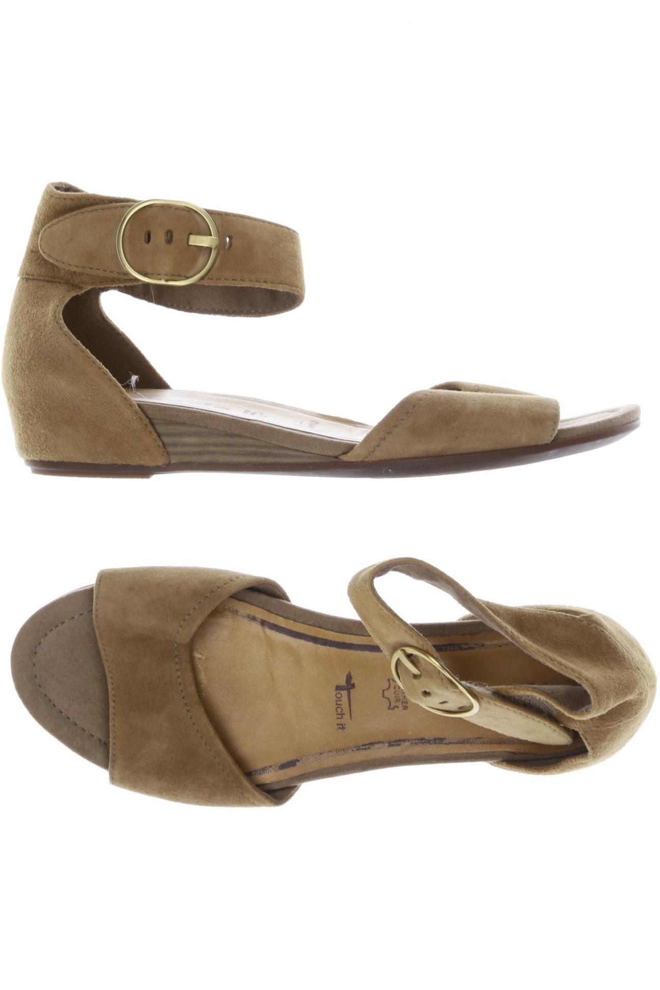 

Tamaris Damen Sandale, beige, Gr. 39