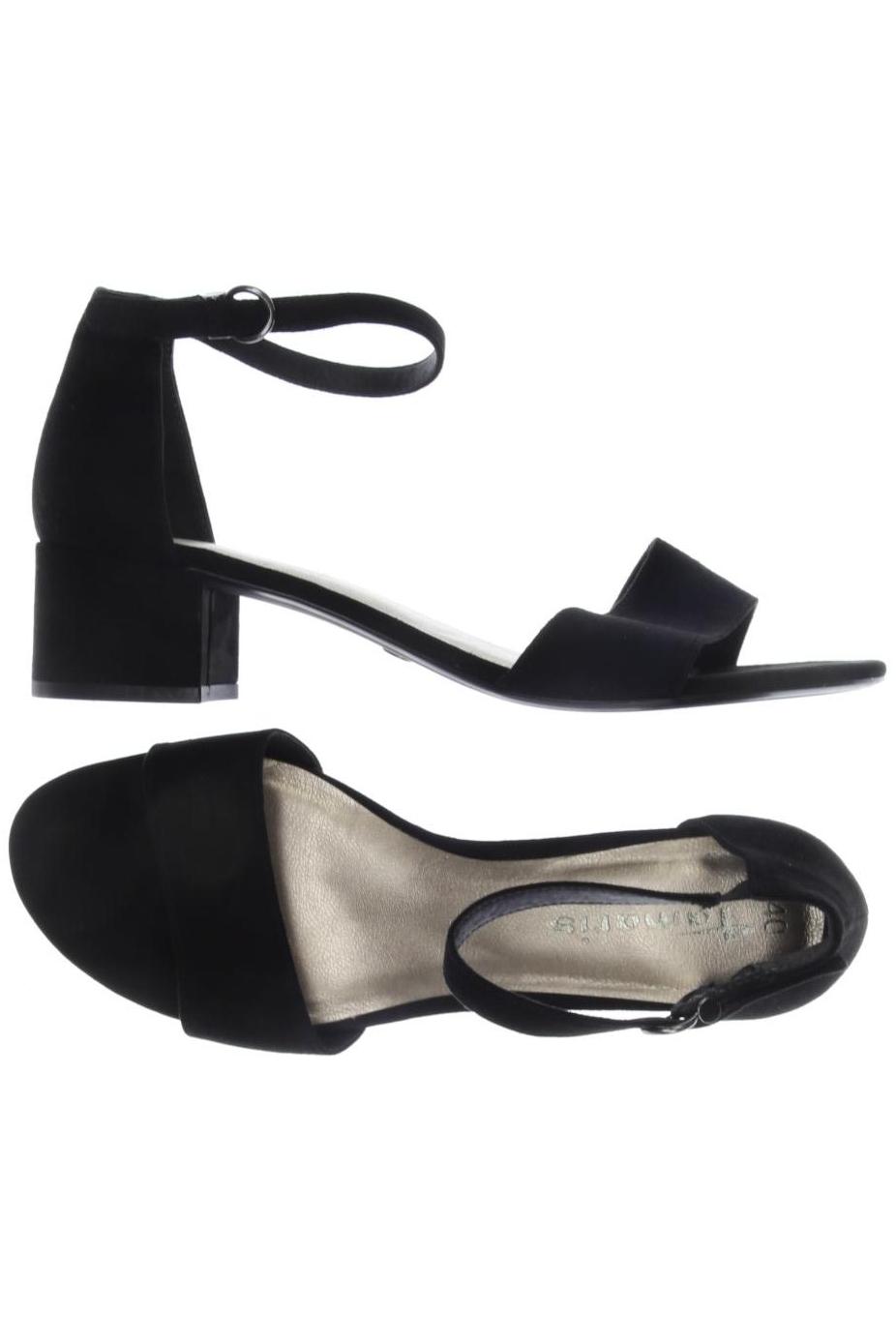 

Tamaris Damen Sandale, schwarz, Gr. 40