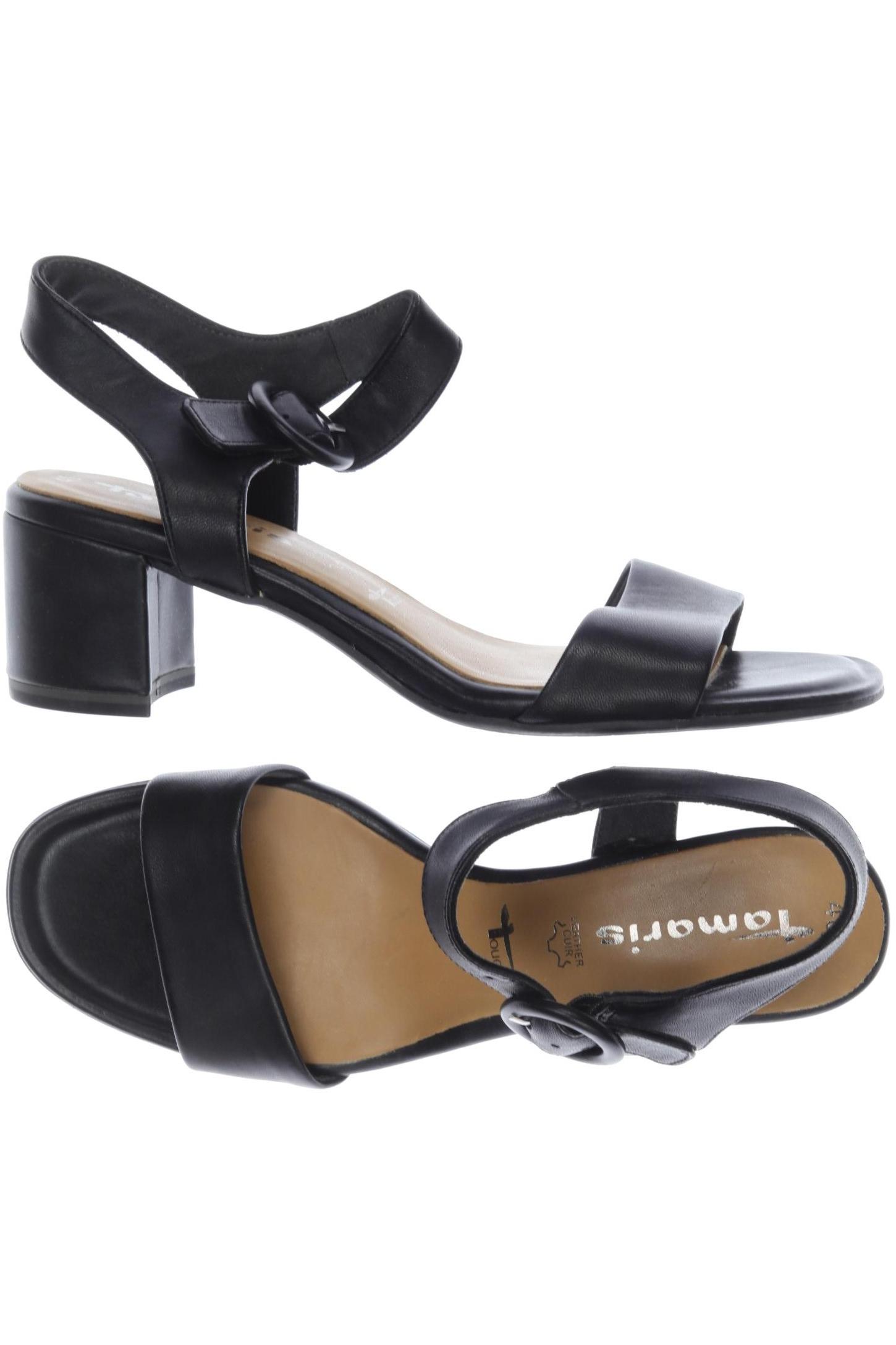 

Tamaris Damen Sandale, schwarz, Gr. 40