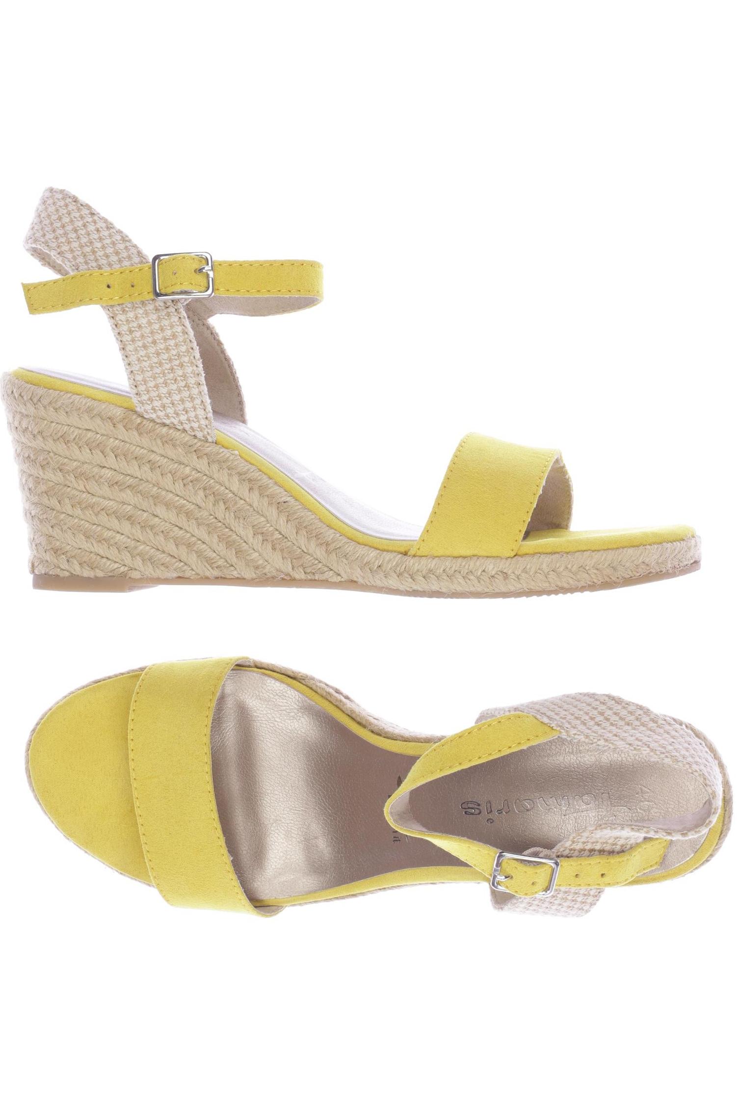 

Tamaris Damen Sandale, gelb