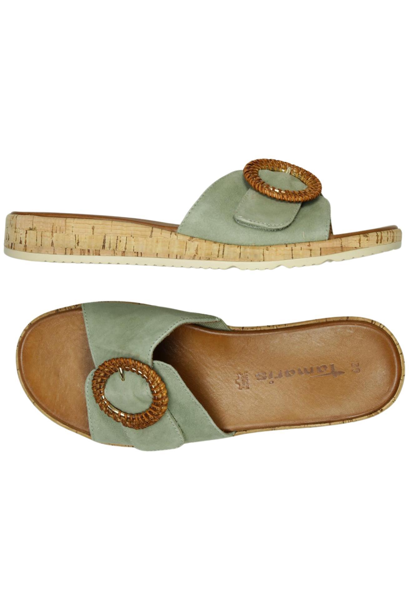 

Tamaris Damen Sandale, grün, Gr. 39