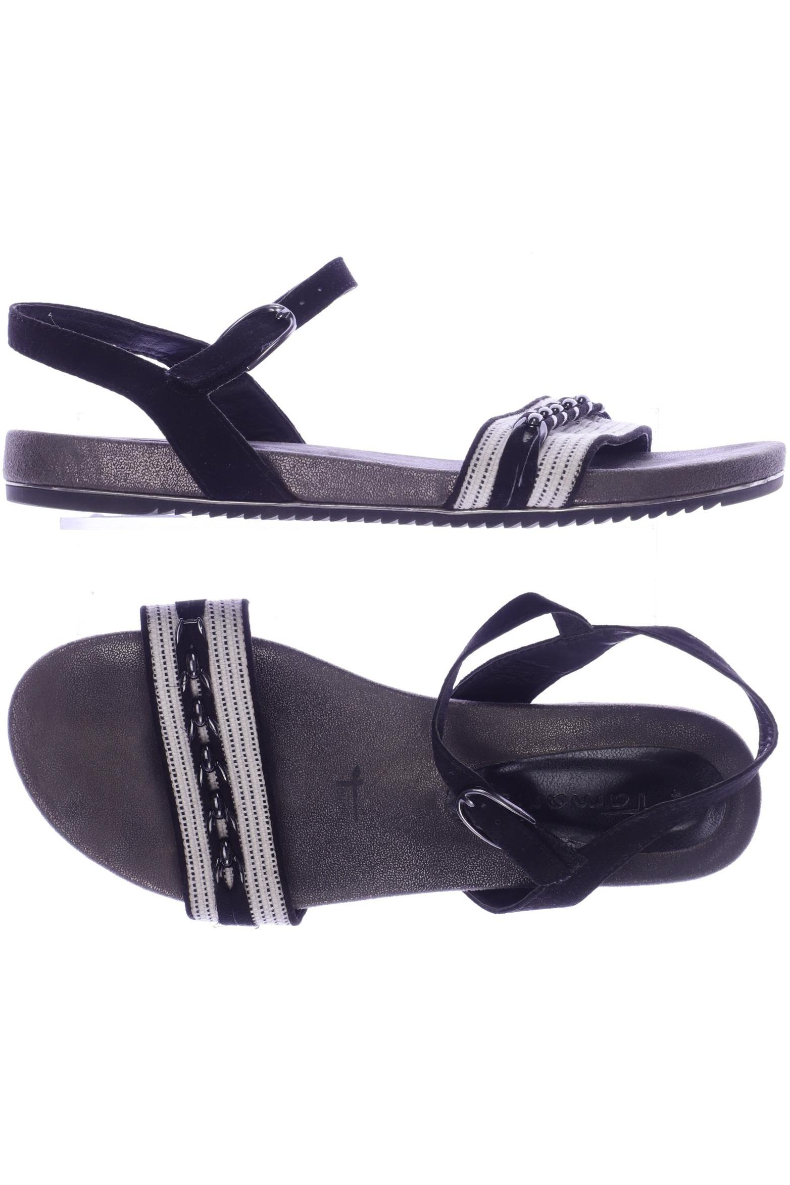 

Tamaris Damen Sandale, schwarz