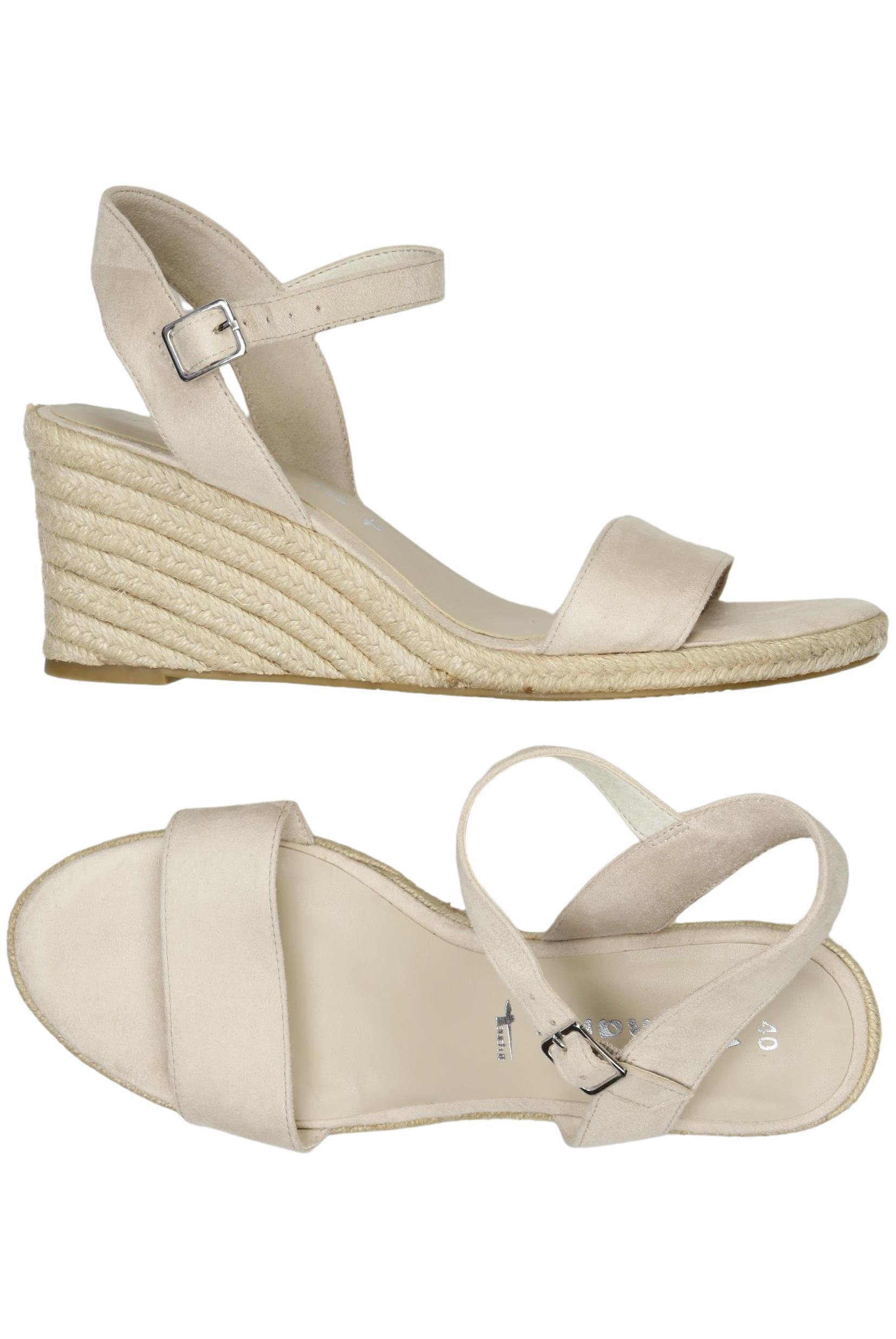 

Tamaris Damen Sandale, beige, Gr. 40