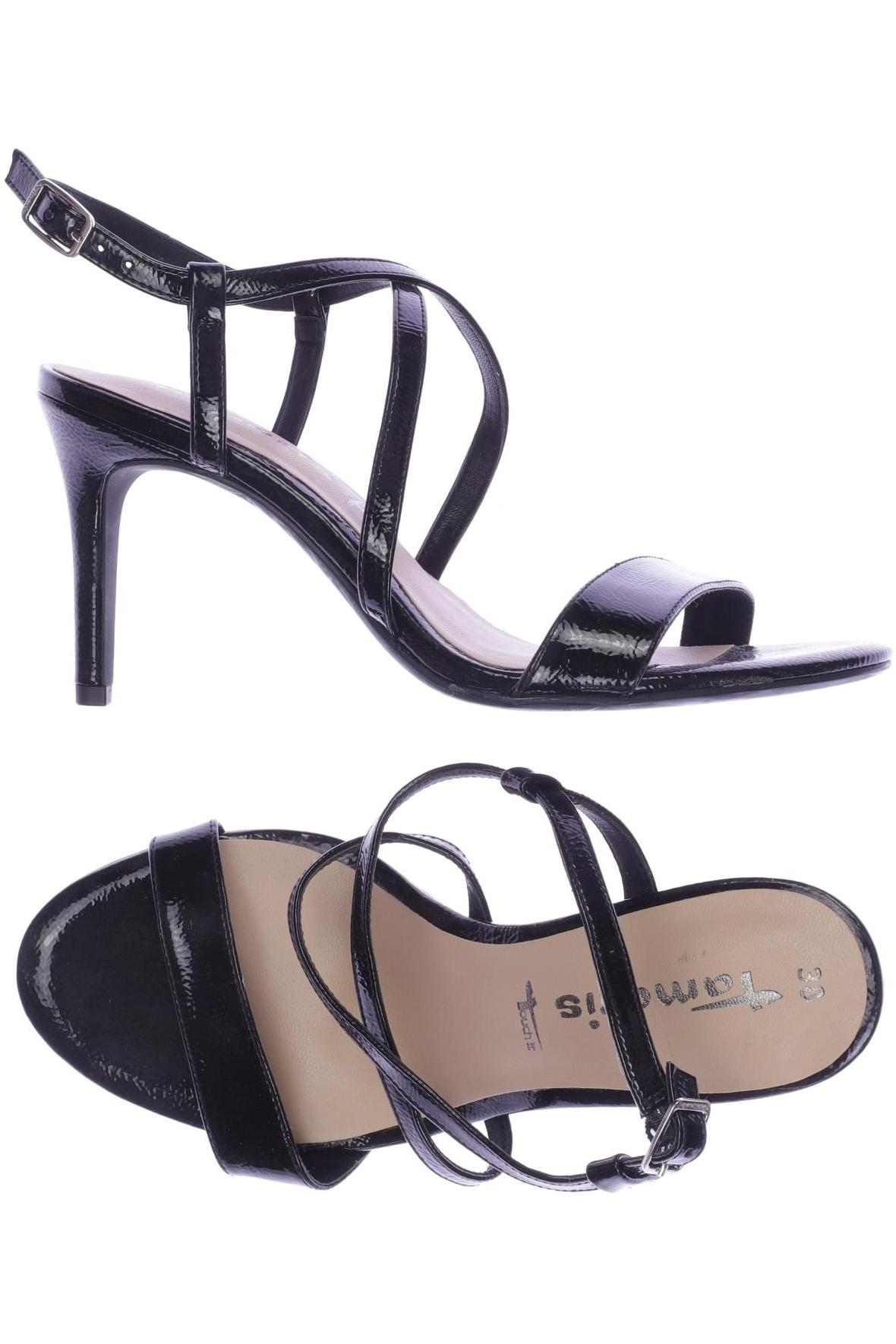 

Tamaris Damen Sandale, schwarz, Gr. 38