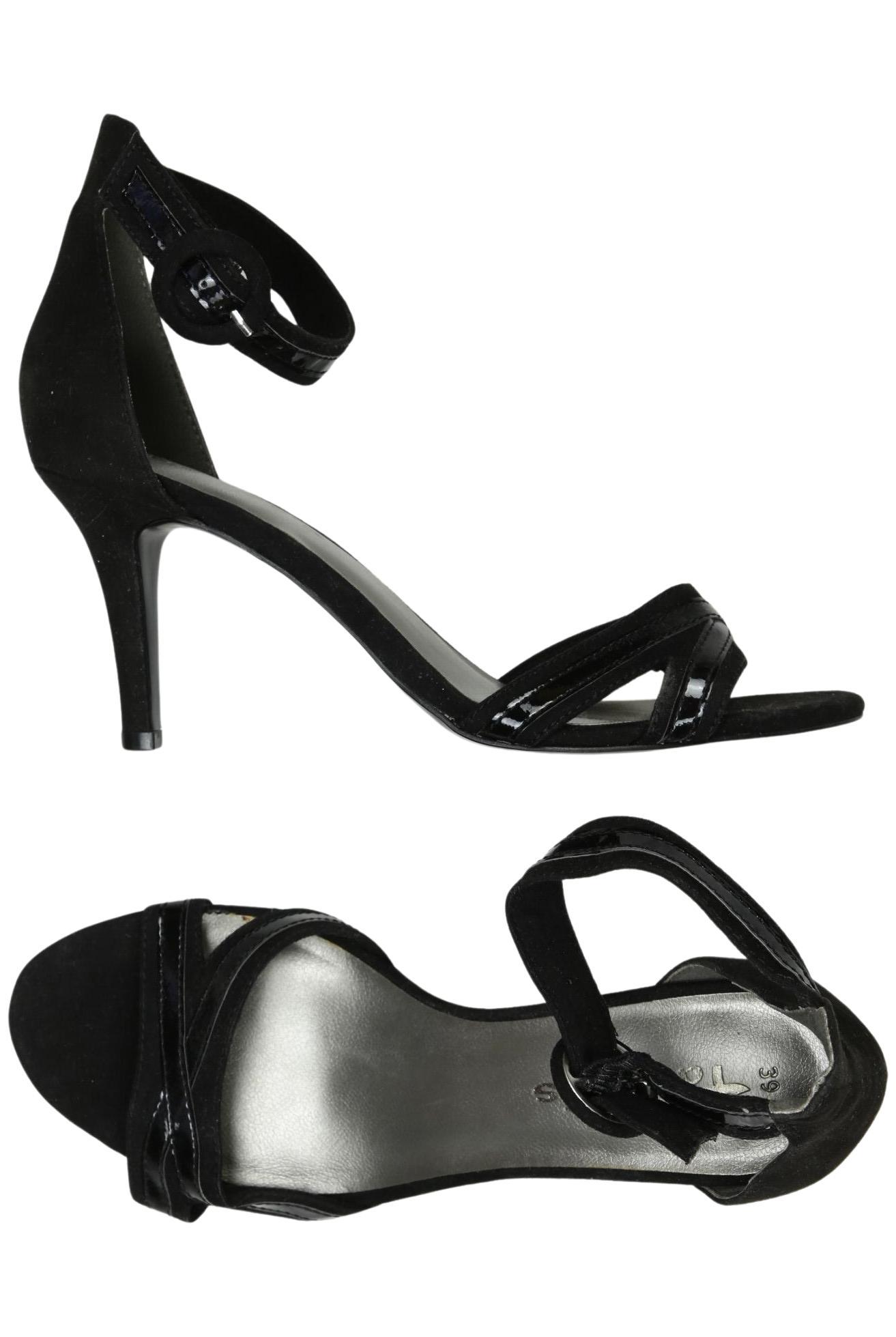 

Tamaris Damen Sandale, schwarz, Gr. 39
