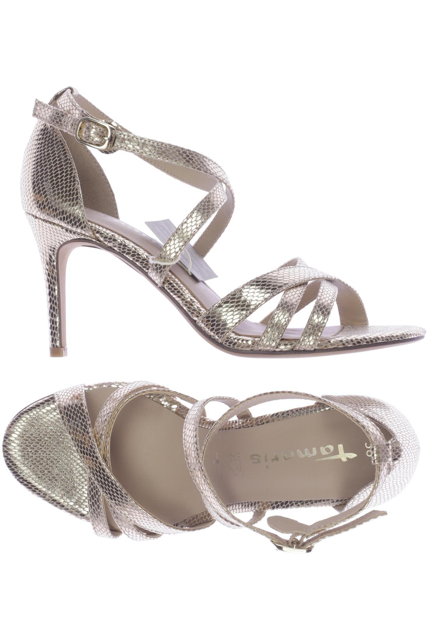 

Tamaris Damen Sandale, gold