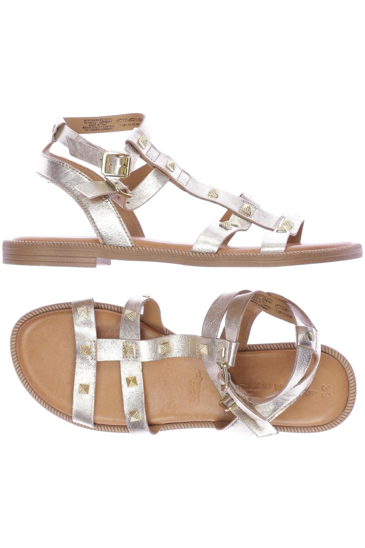 

Tamaris Damen Sandale, beige, Gr. 39