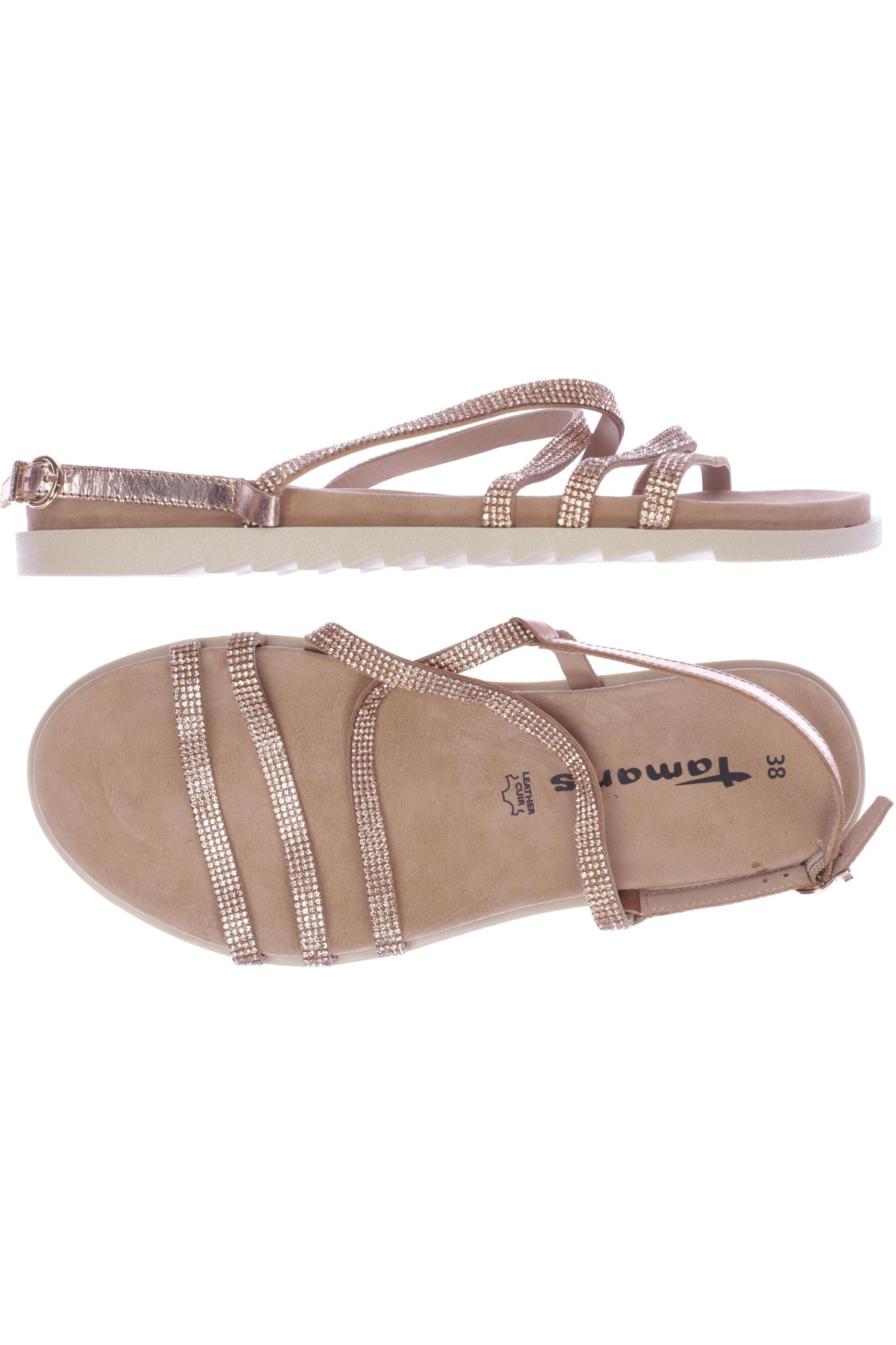 

Tamaris Damen Sandale, beige, Gr. 38