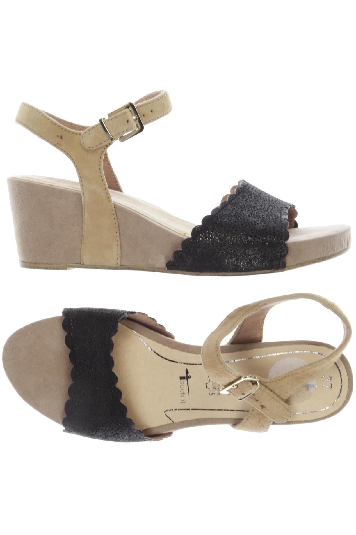 

Tamaris Damen Sandale, beige, Gr. 37