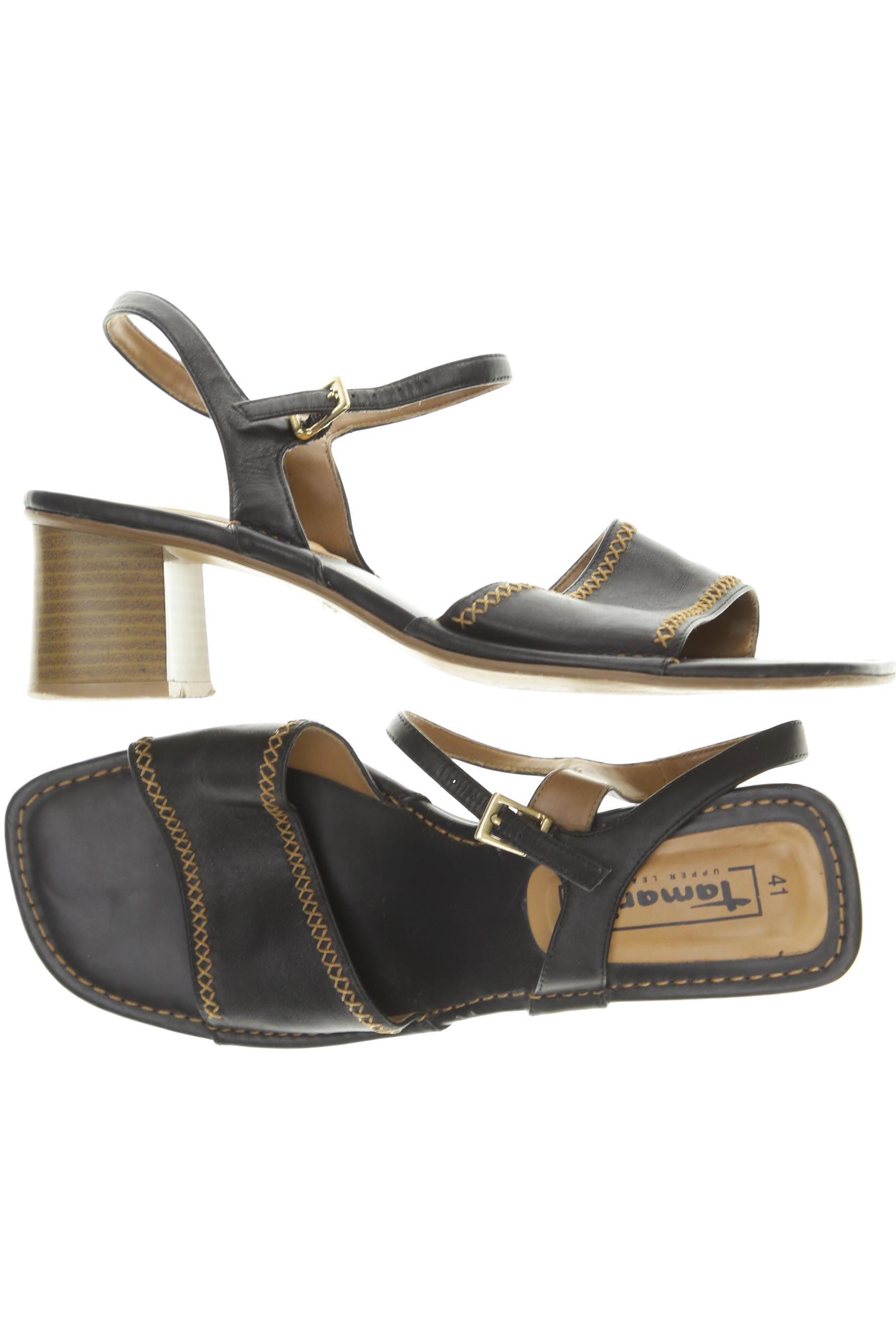 

Tamaris Damen Sandale, schwarz, Gr. 41