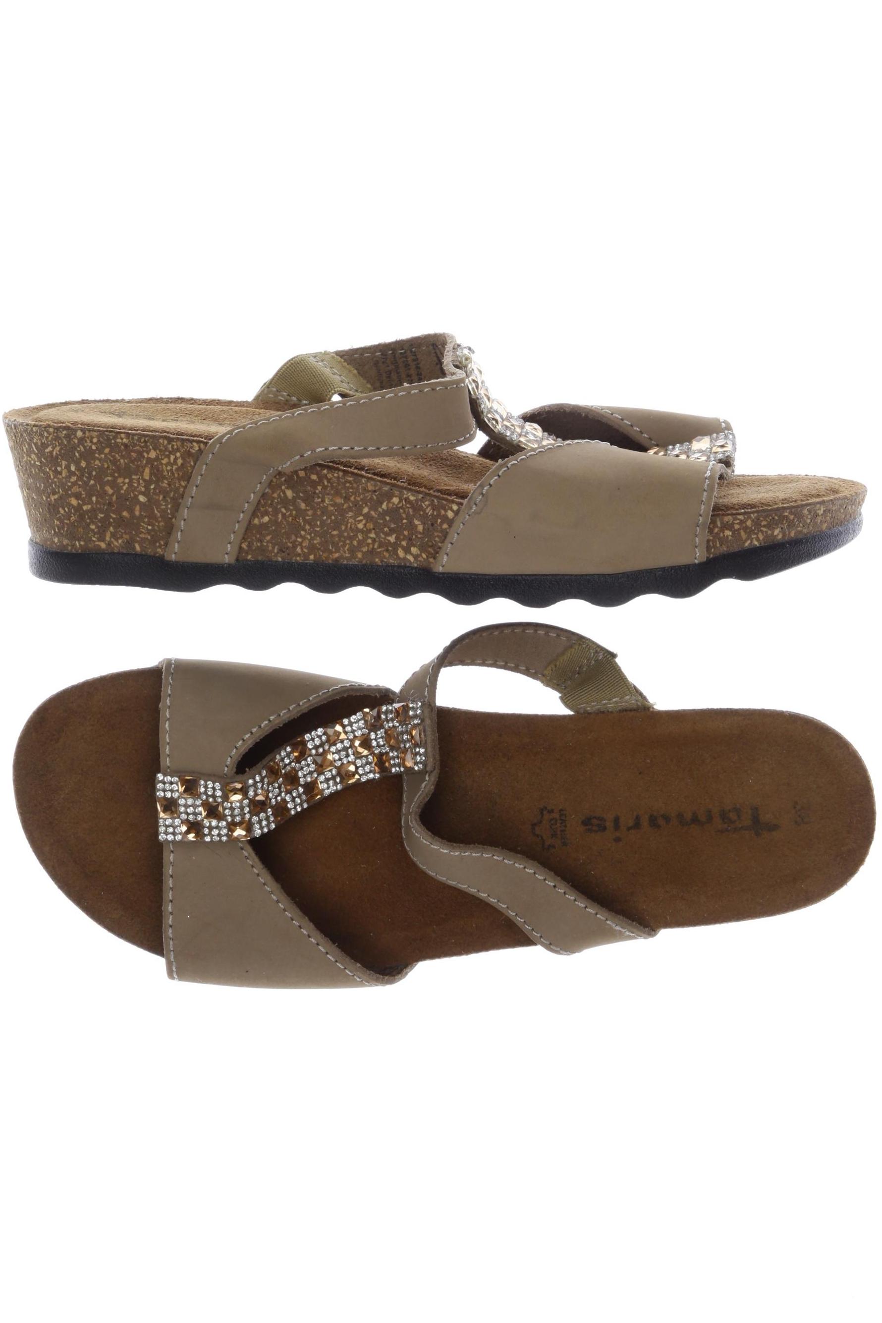 

Tamaris Damen Sandale, beige, Gr. 38
