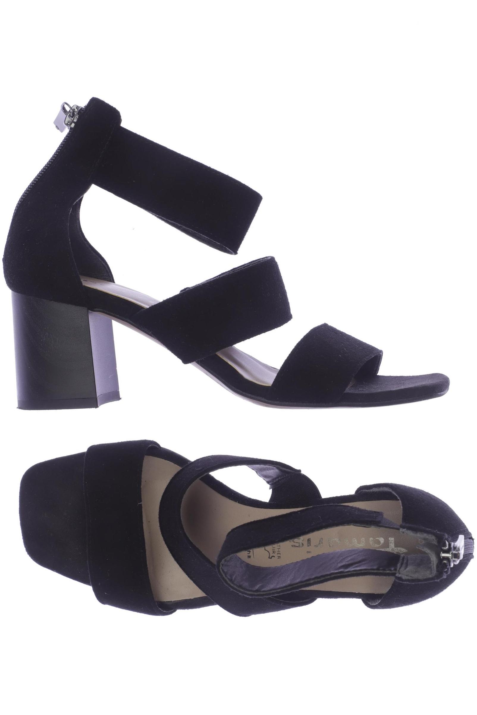 

Tamaris Damen Sandale, schwarz, Gr. 37