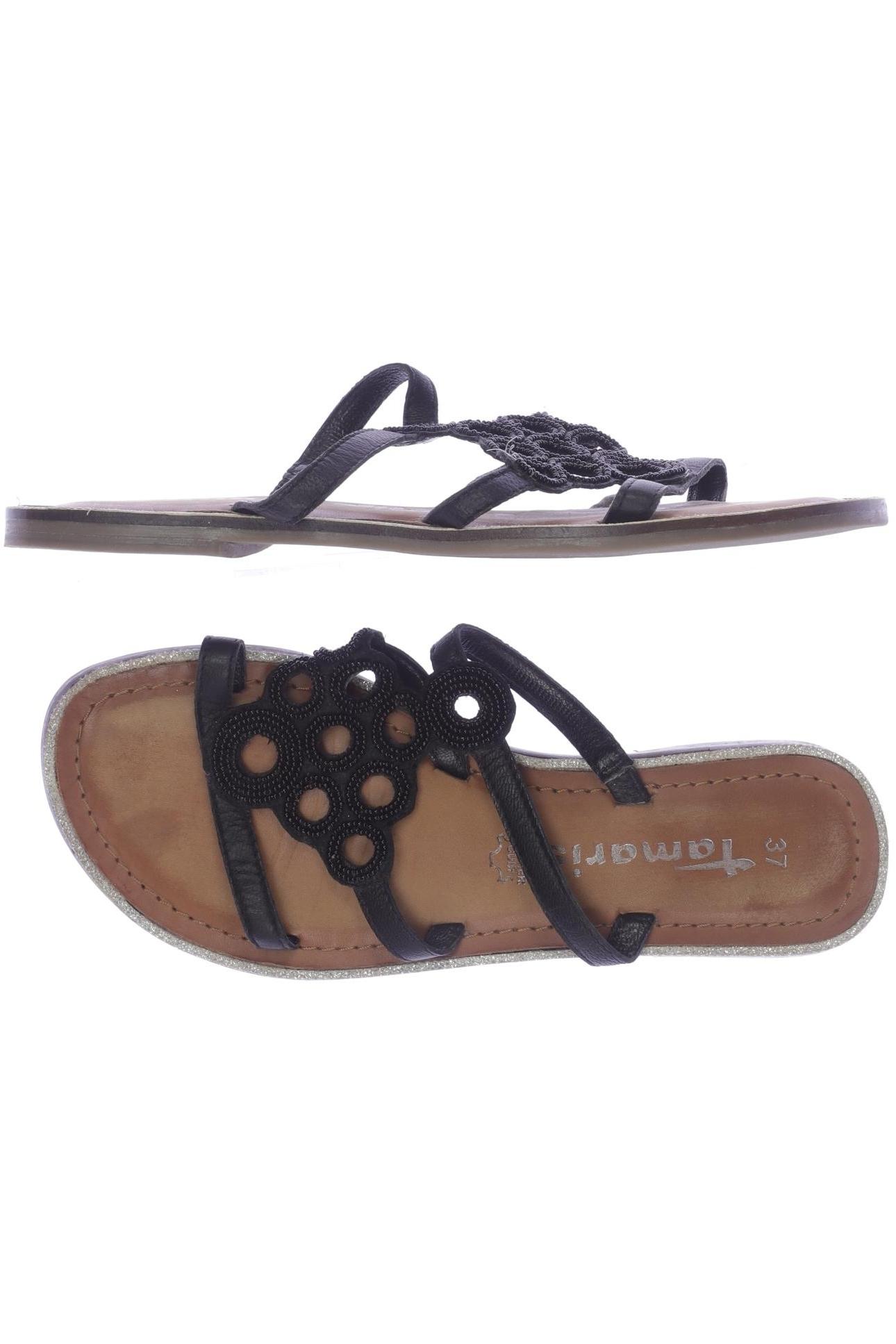 

Tamaris Damen Sandale, schwarz, Gr. 37