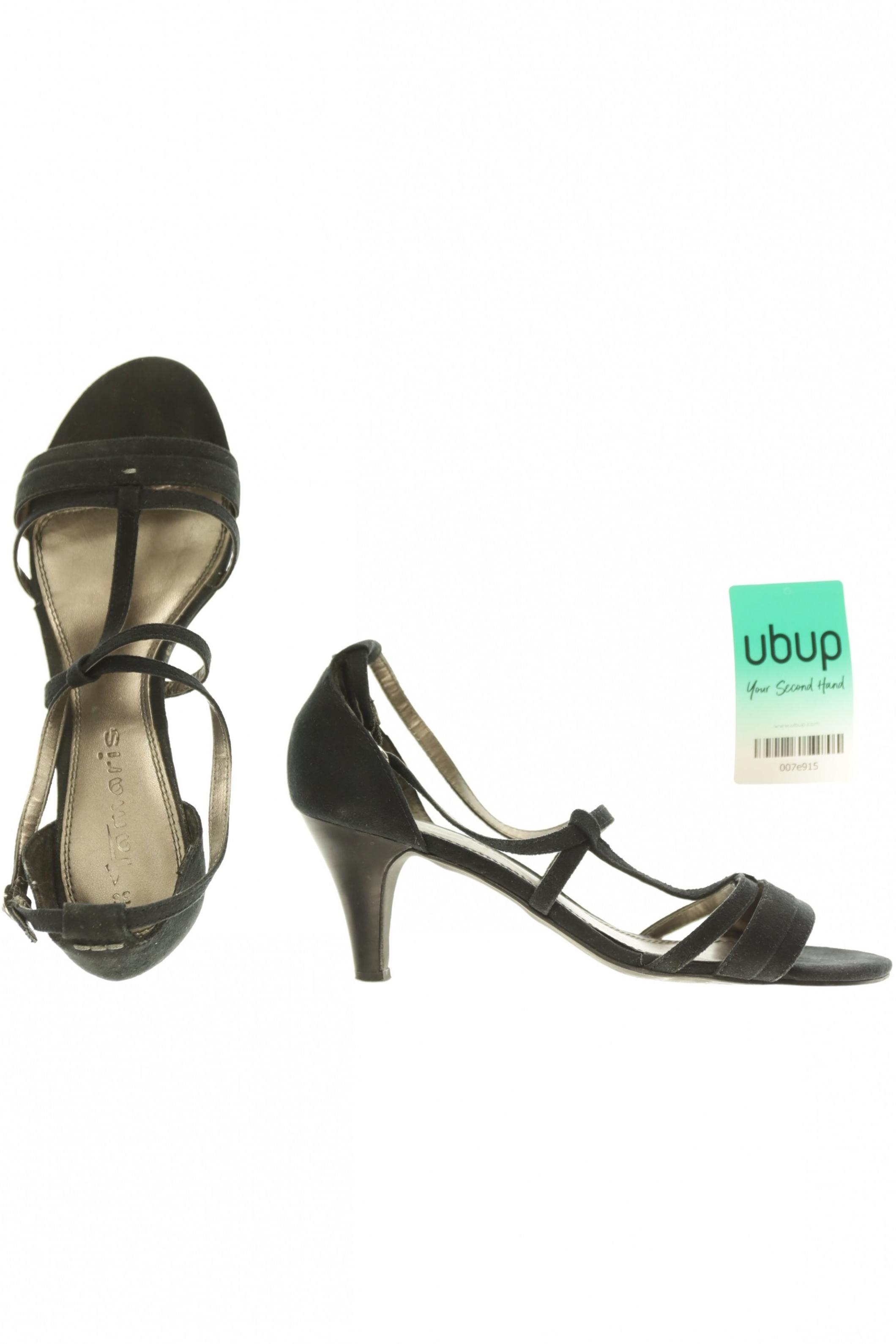 

Tamaris Damen Sandale, schwarz, Gr. 38