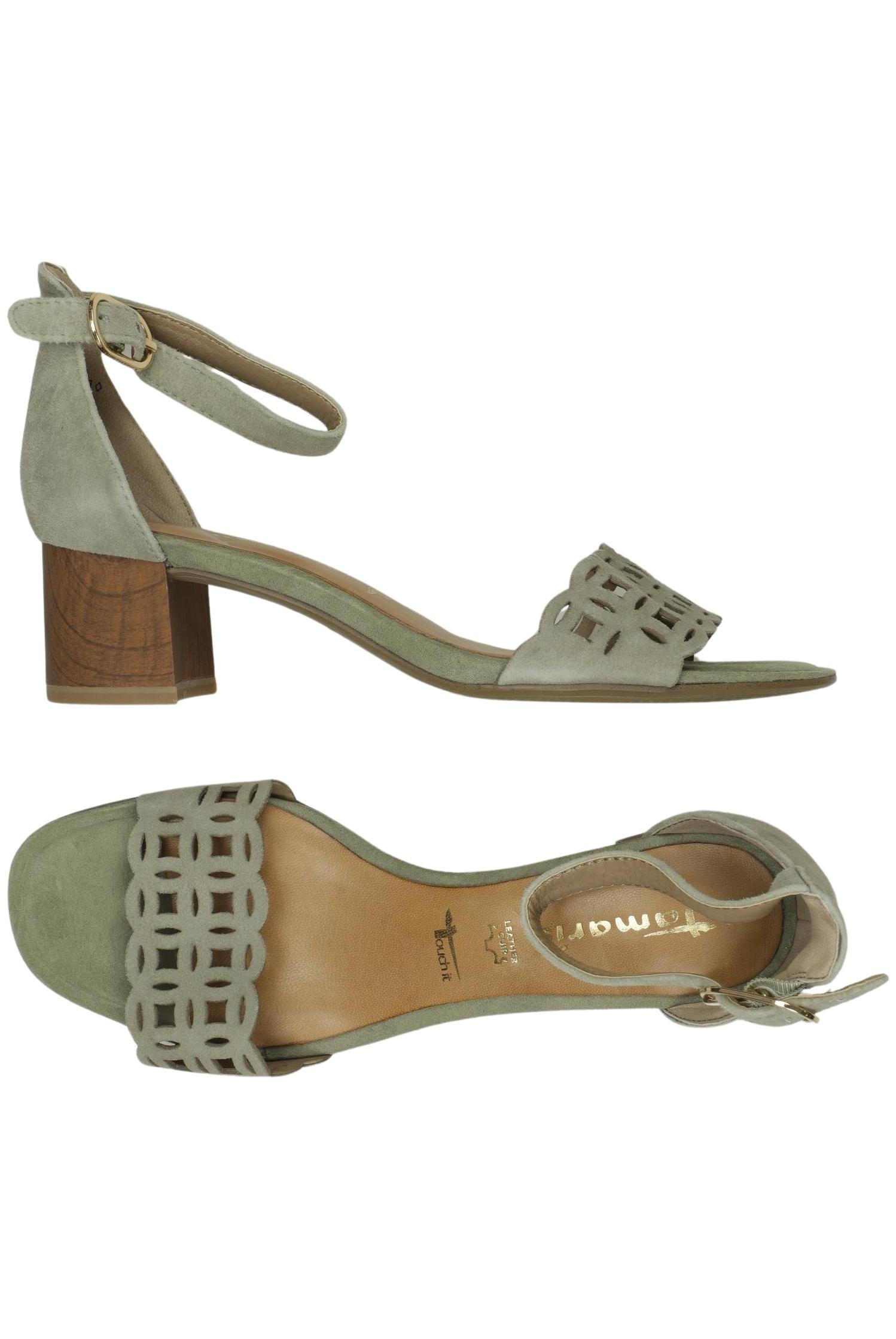 

Tamaris Damen Sandale, grün, Gr. 41