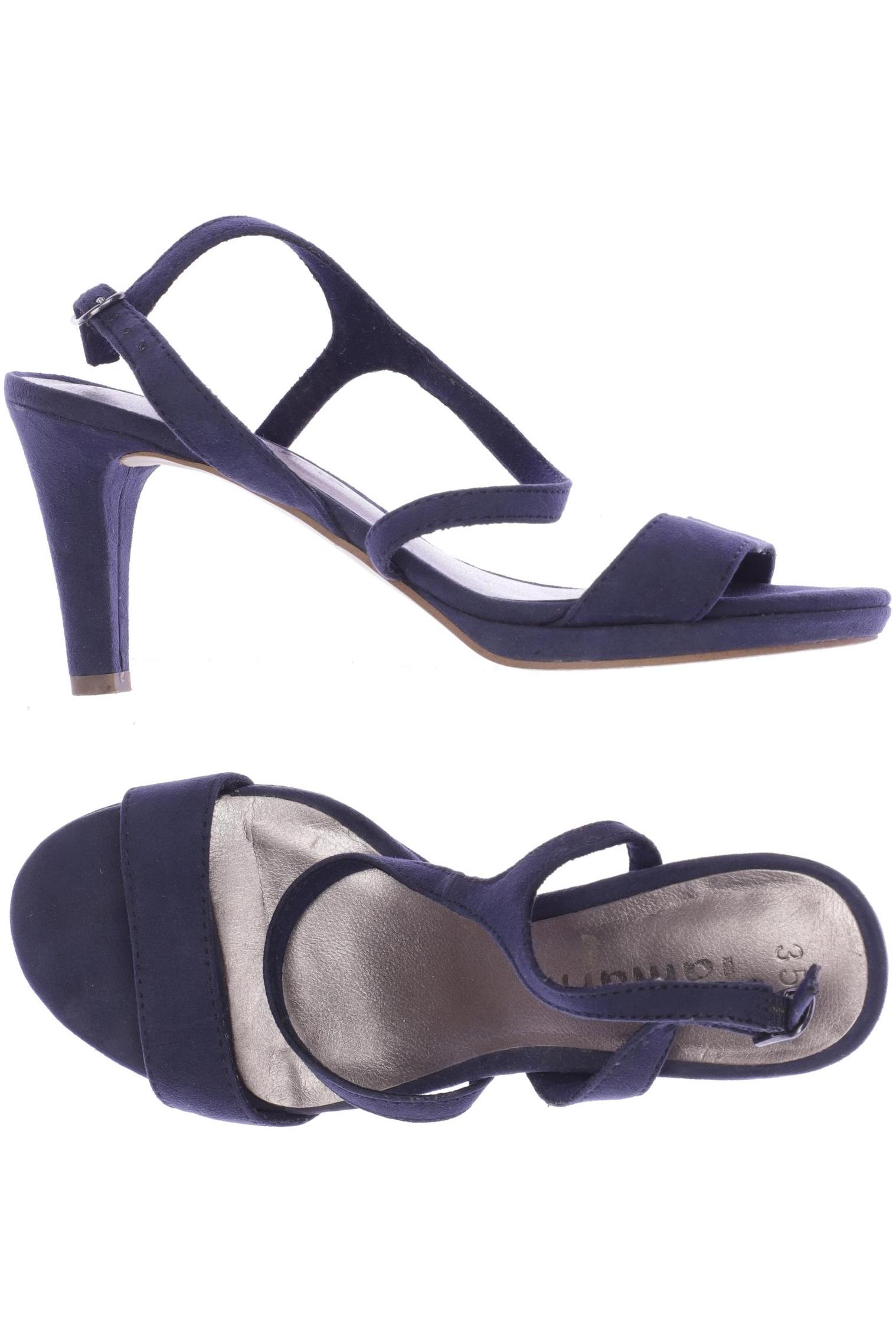

Tamaris Damen Sandale, marineblau, Gr. 35