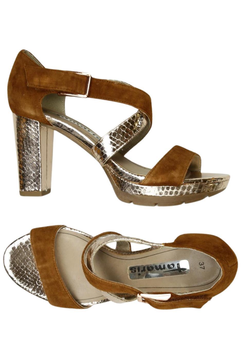 

Tamaris Damen Sandale, braun, Gr. 37