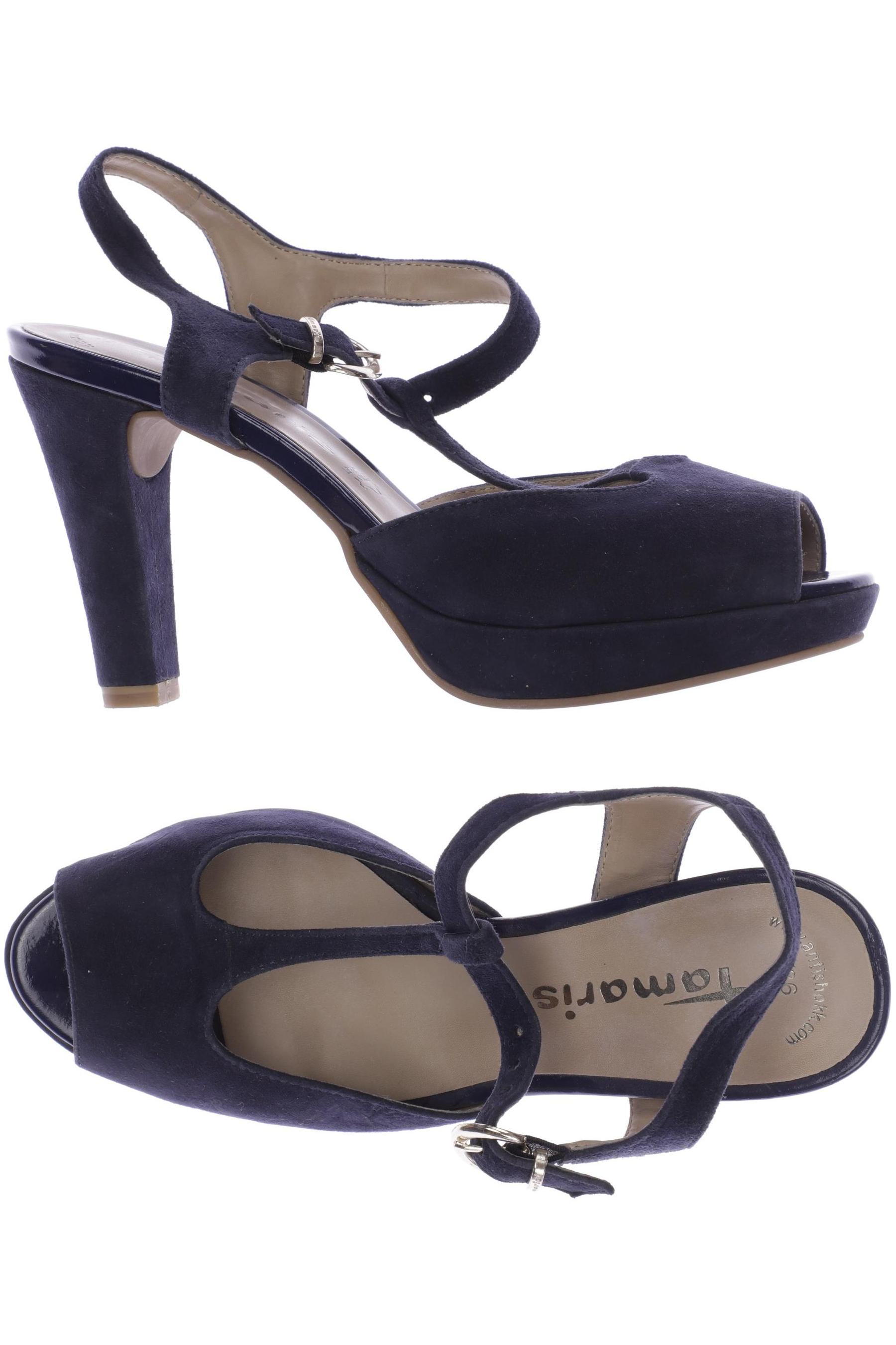 

Tamaris Damen Sandale, marineblau, Gr. 36