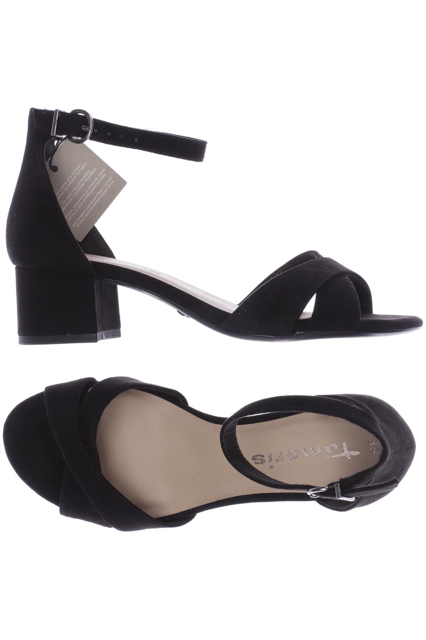 

Tamaris Damen Sandale, schwarz