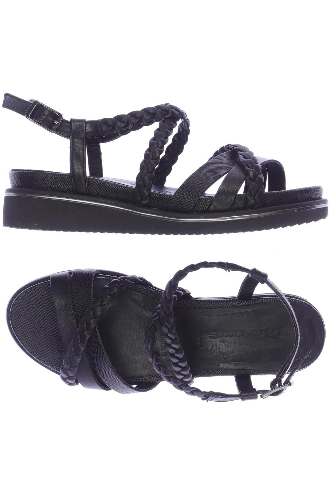

Tamaris Damen Sandale, schwarz, Gr. 36
