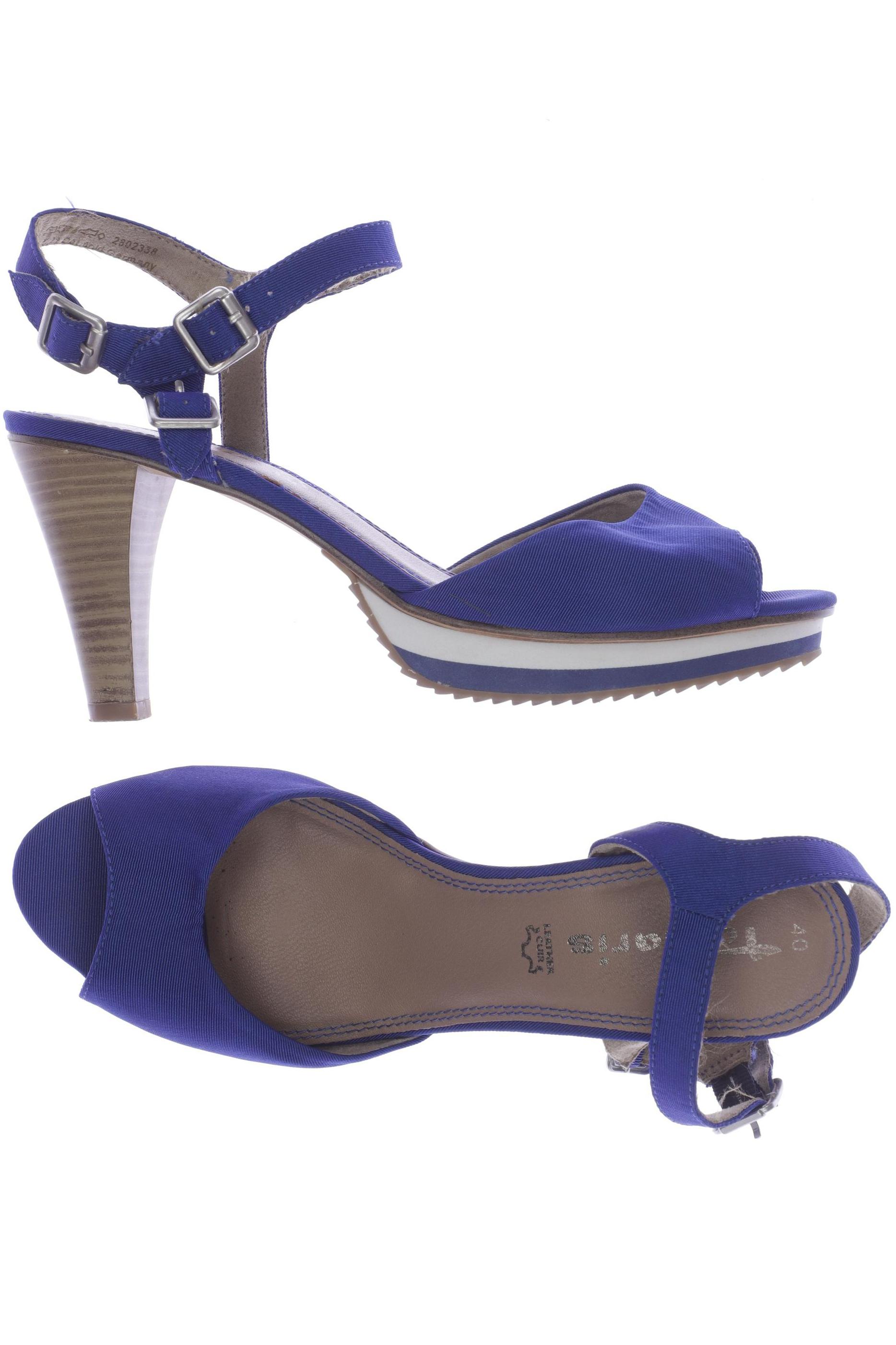 

Tamaris Damen Sandale, blau, Gr. 40