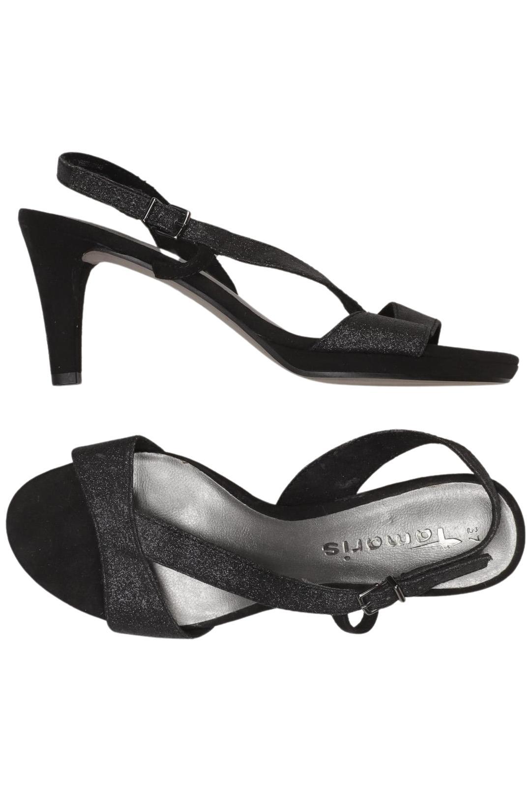 

Tamaris Damen Sandale, schwarz, Gr. 37