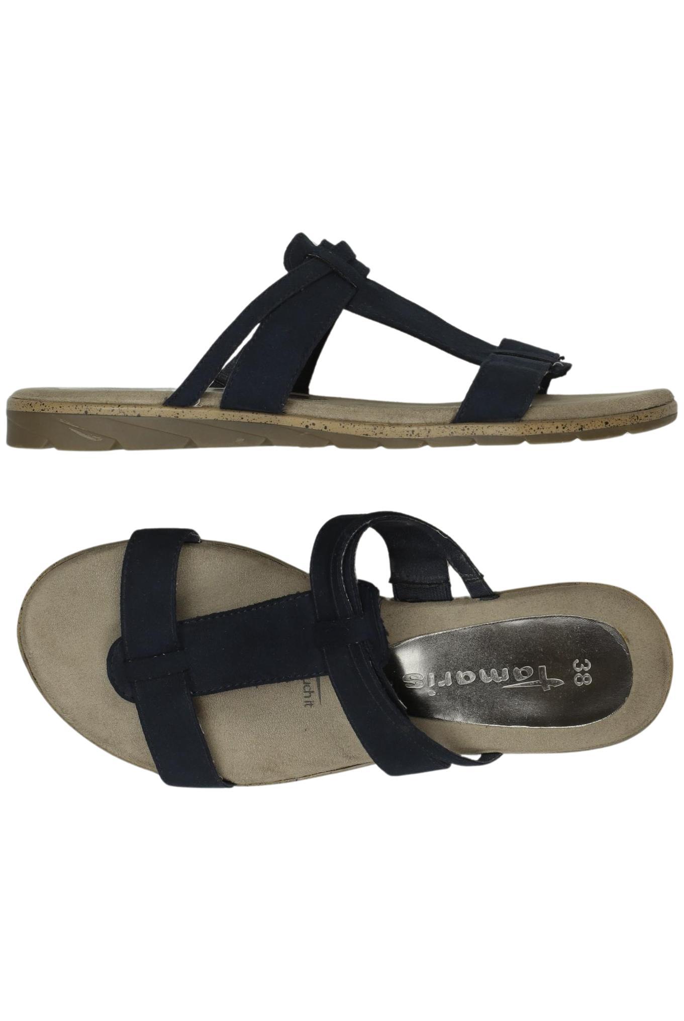 

Tamaris Damen Sandale, marineblau, Gr. 38