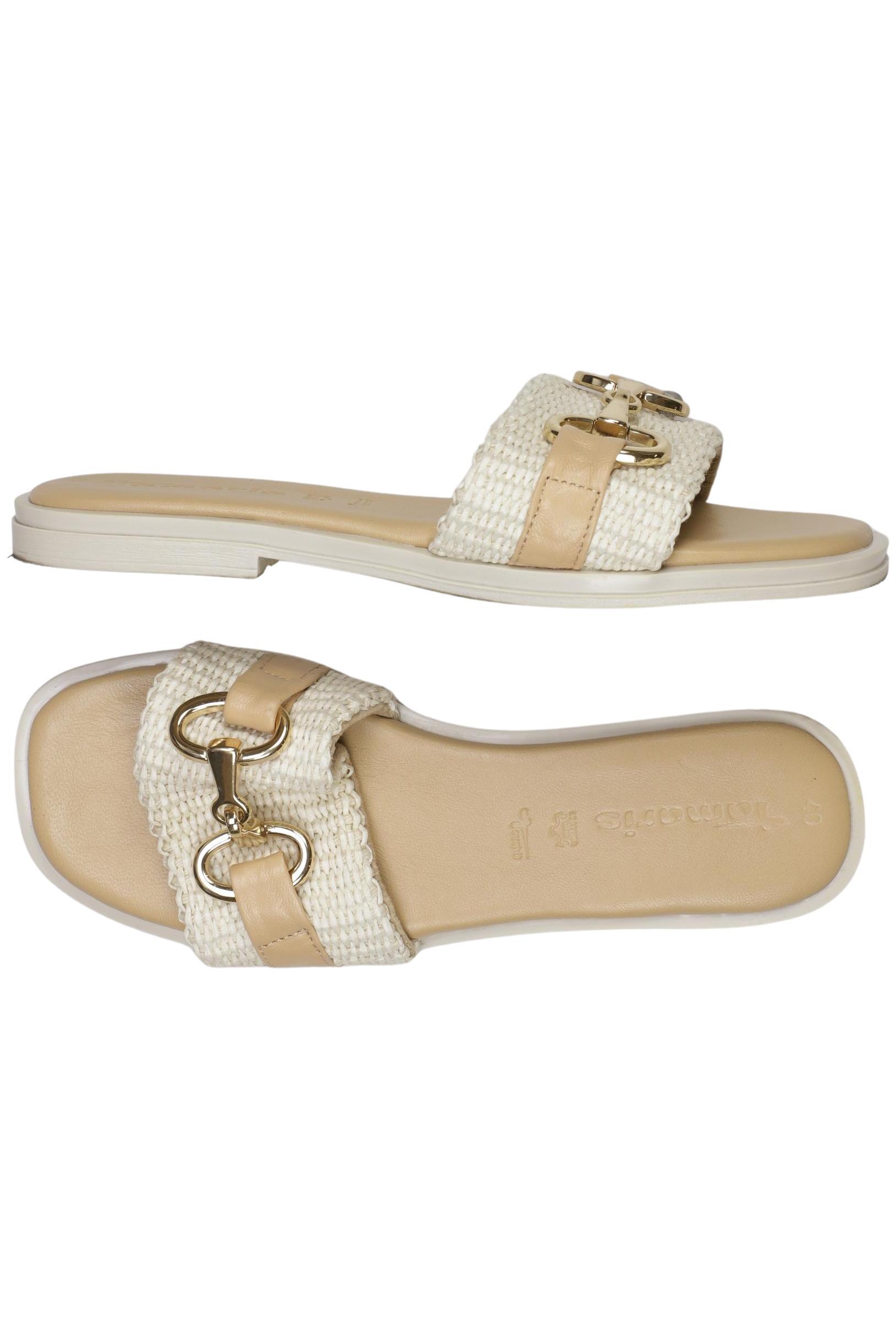 

Tamaris Damen Sandale, cremeweiß, Gr. 40