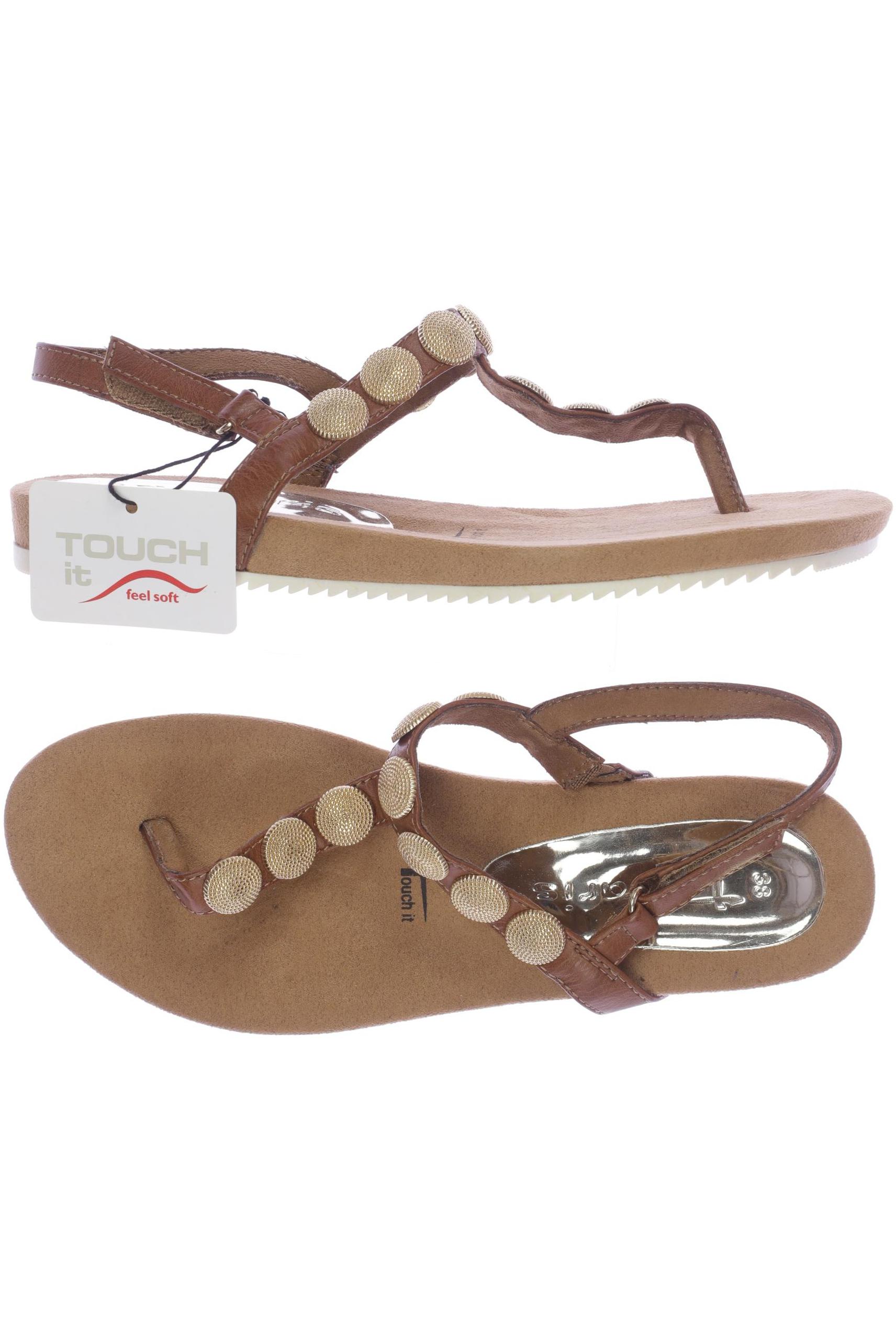 

Tamaris Damen Sandale, beige, Gr. 38