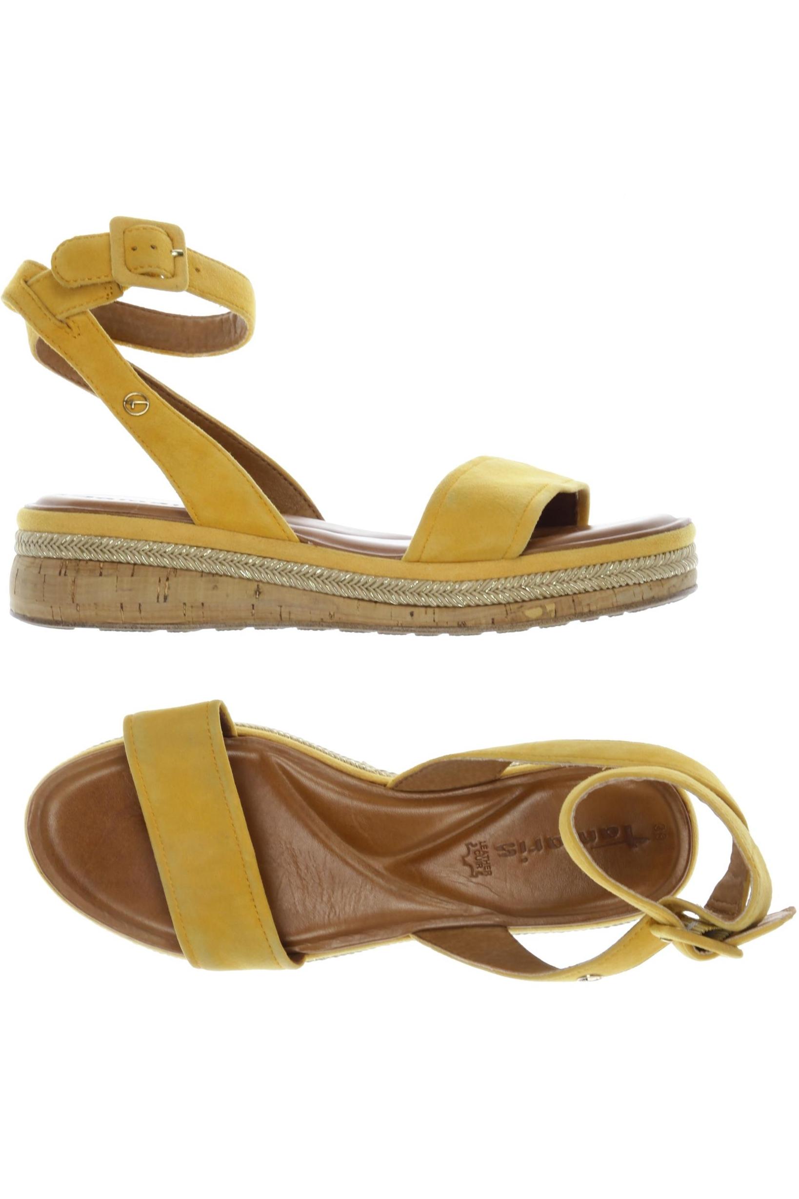 

Tamaris Damen Sandale, gelb, Gr. 39