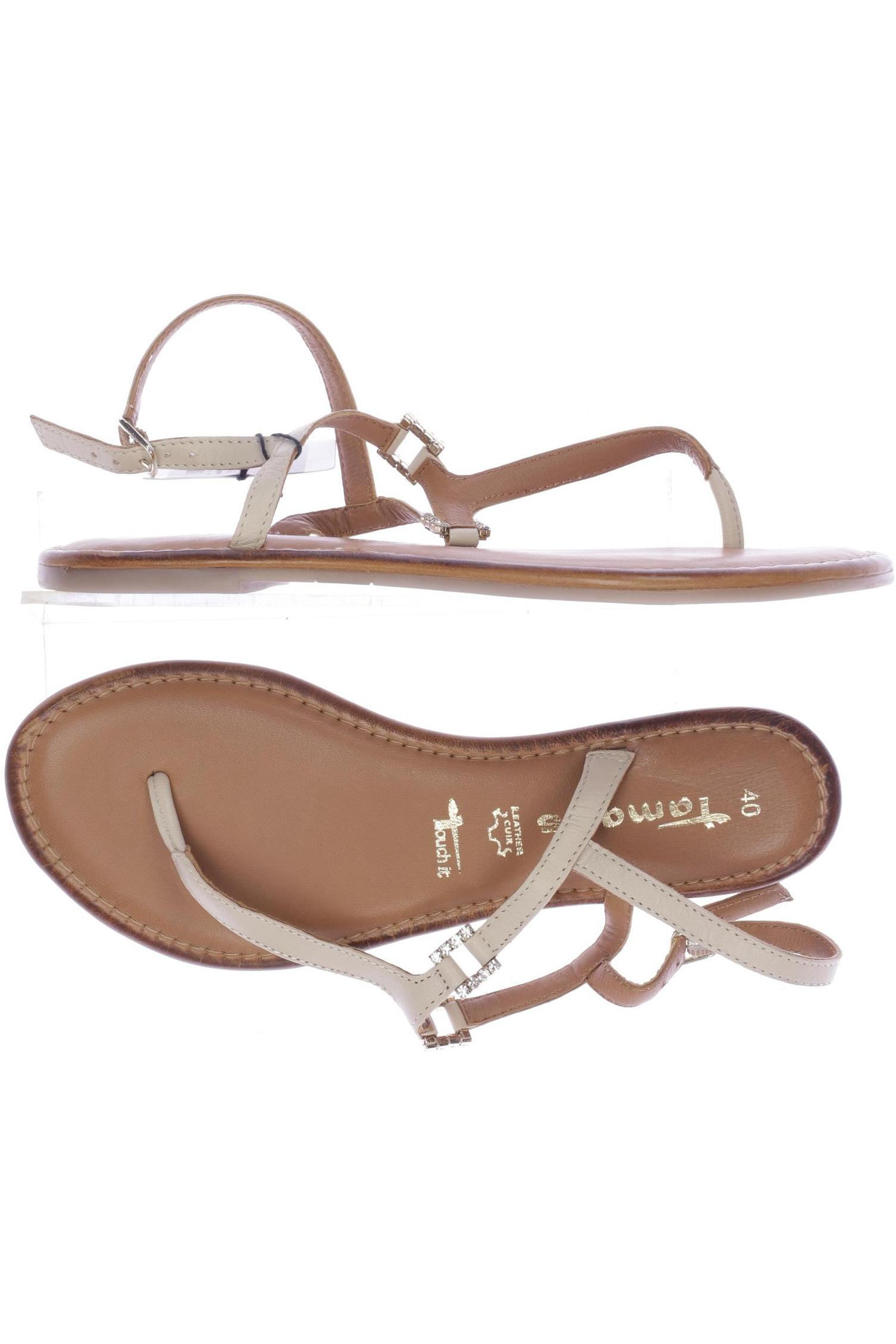 

Tamaris Damen Sandale, beige, Gr. 40