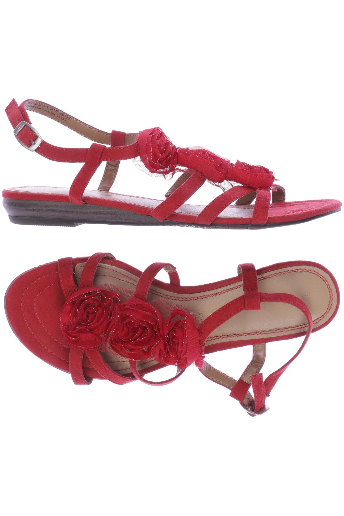

Tamaris Damen Sandale, rot, Gr. 37