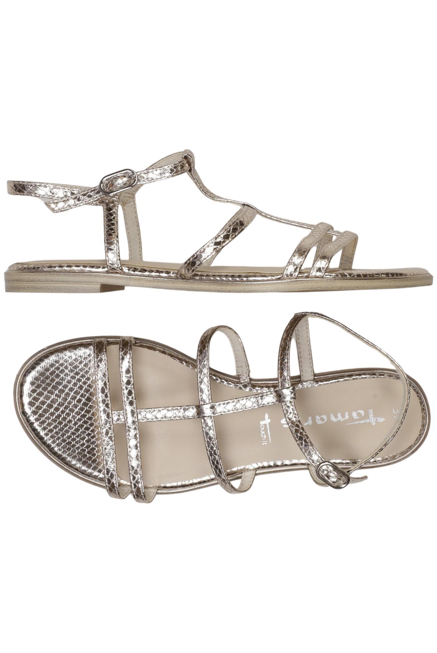 

Tamaris Damen Sandale, silber, Gr. 37