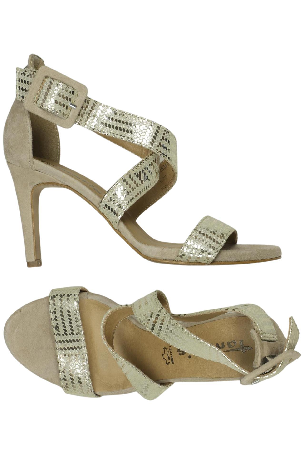 

Tamaris Damen Sandale, beige, Gr. 39