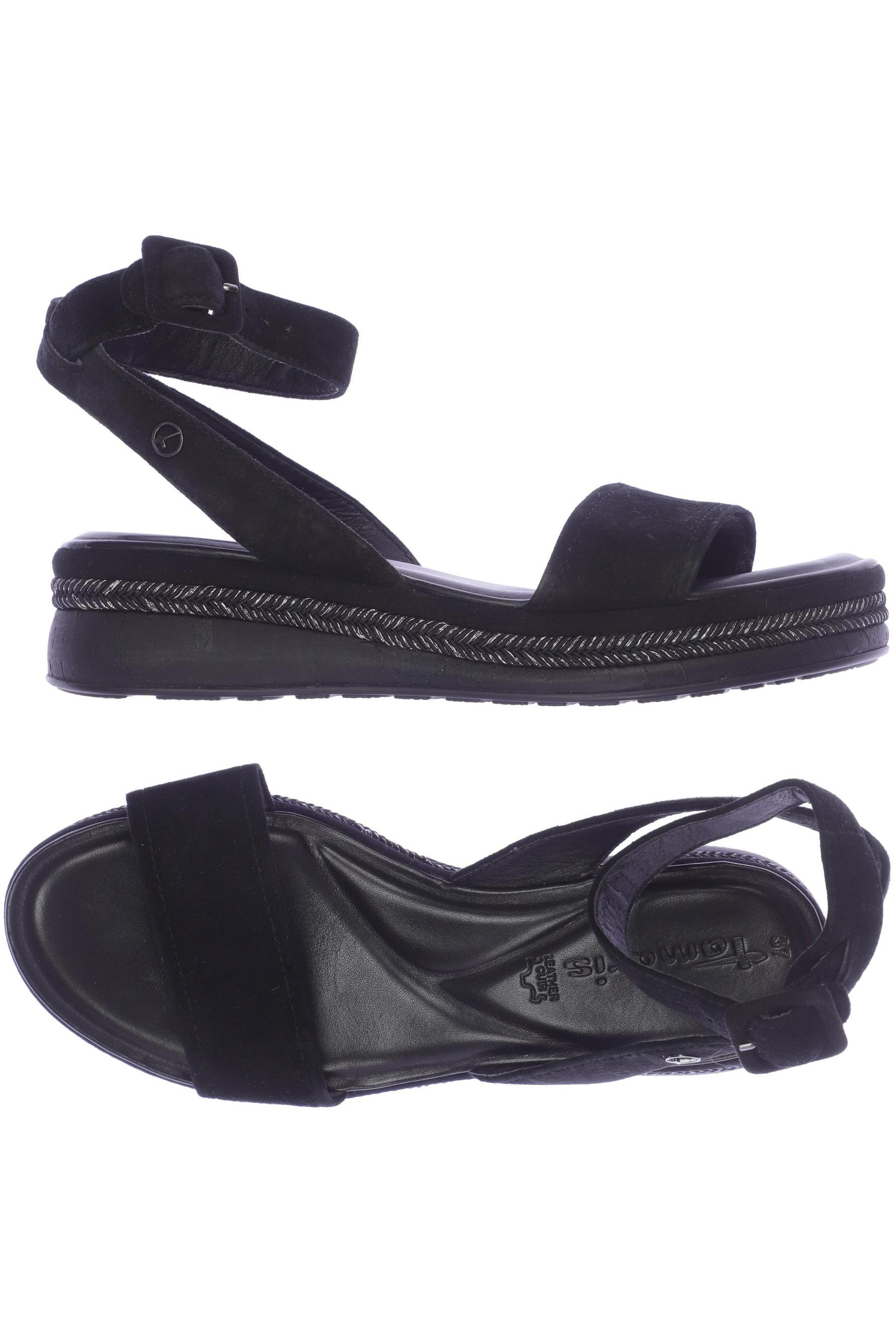

Tamaris Damen Sandale, schwarz, Gr. 37