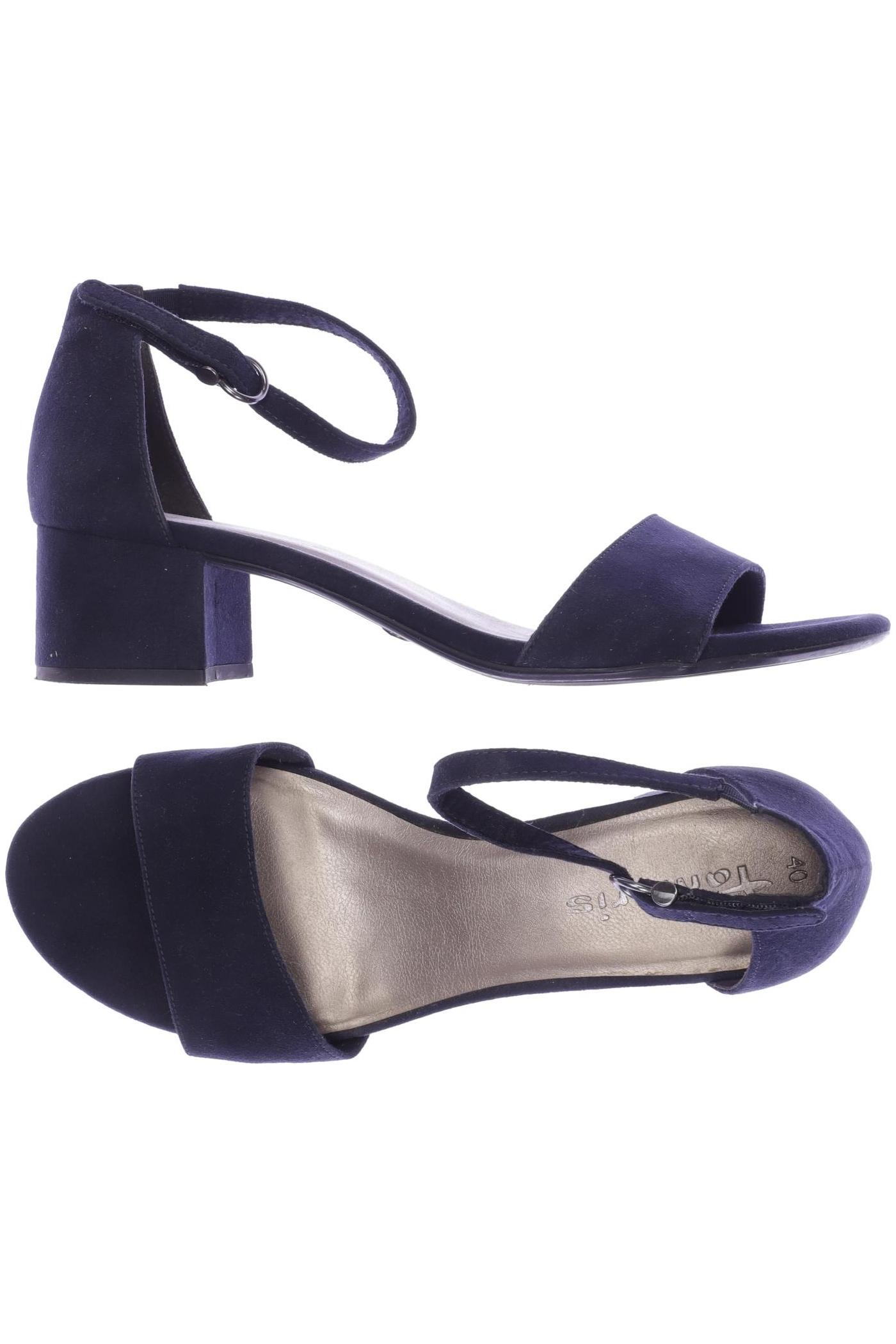 

Tamaris Damen Sandale, marineblau, Gr. 40