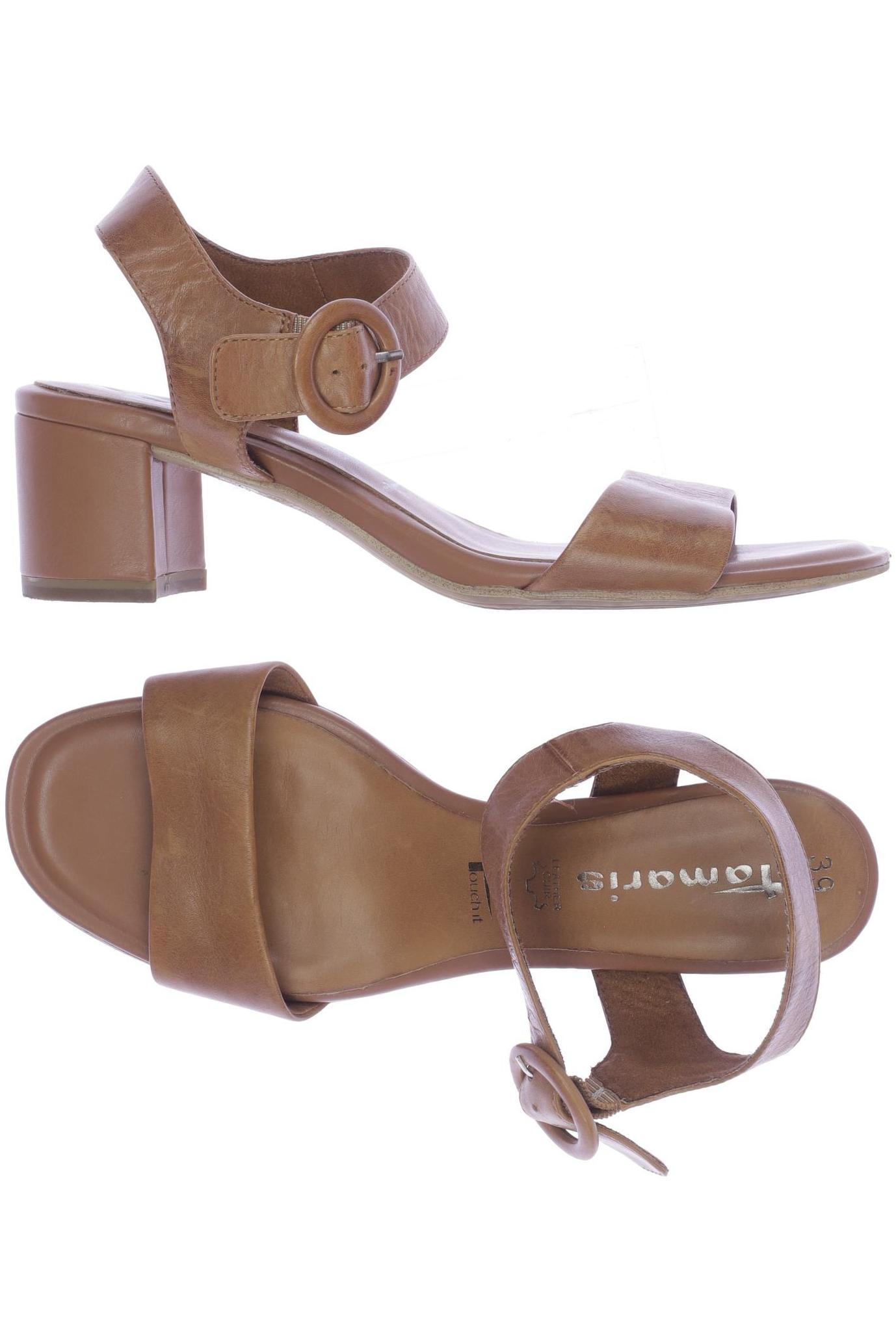 

Tamaris Damen Sandale, braun, Gr. 39