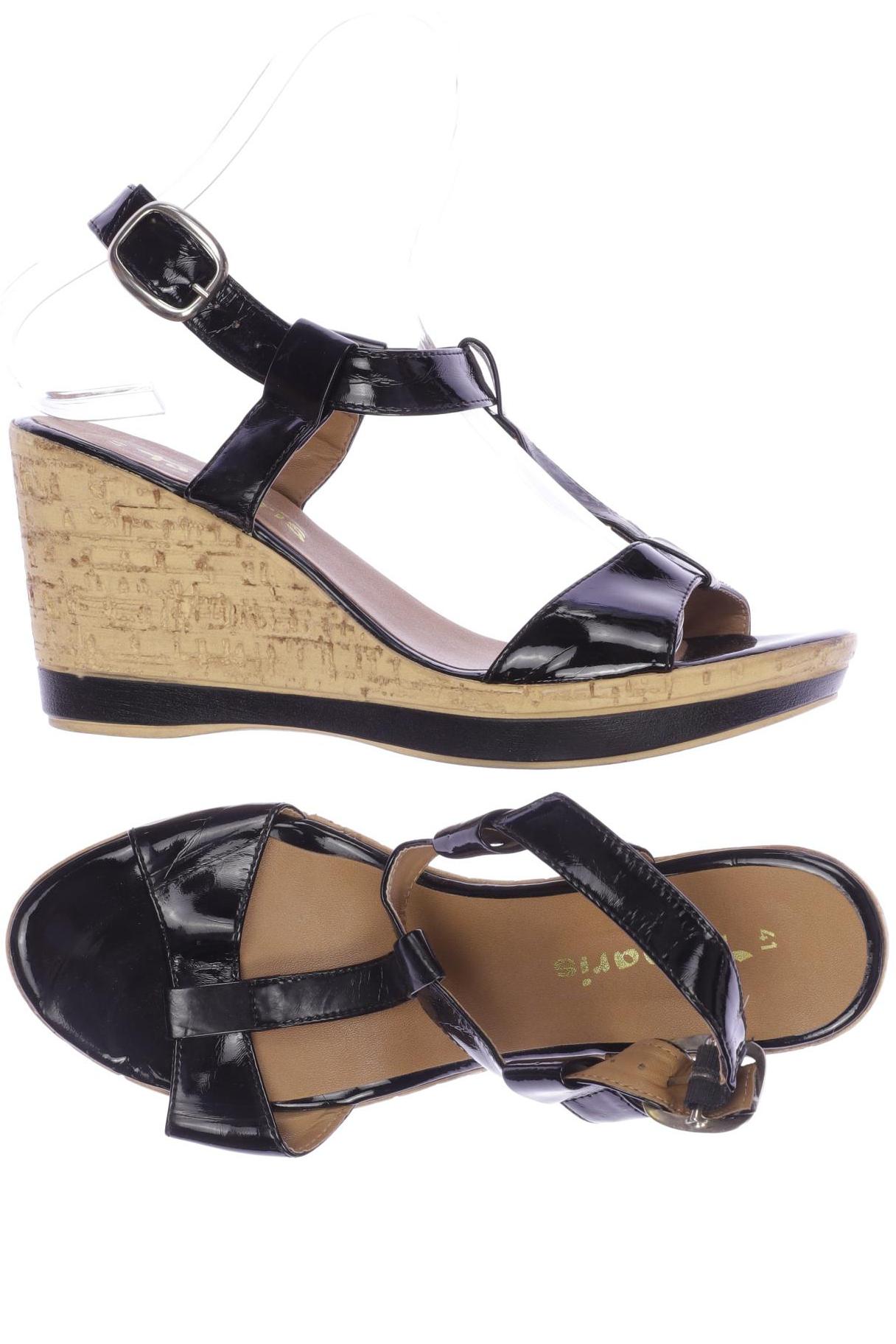 

Tamaris Damen Sandale, schwarz, Gr. 41
