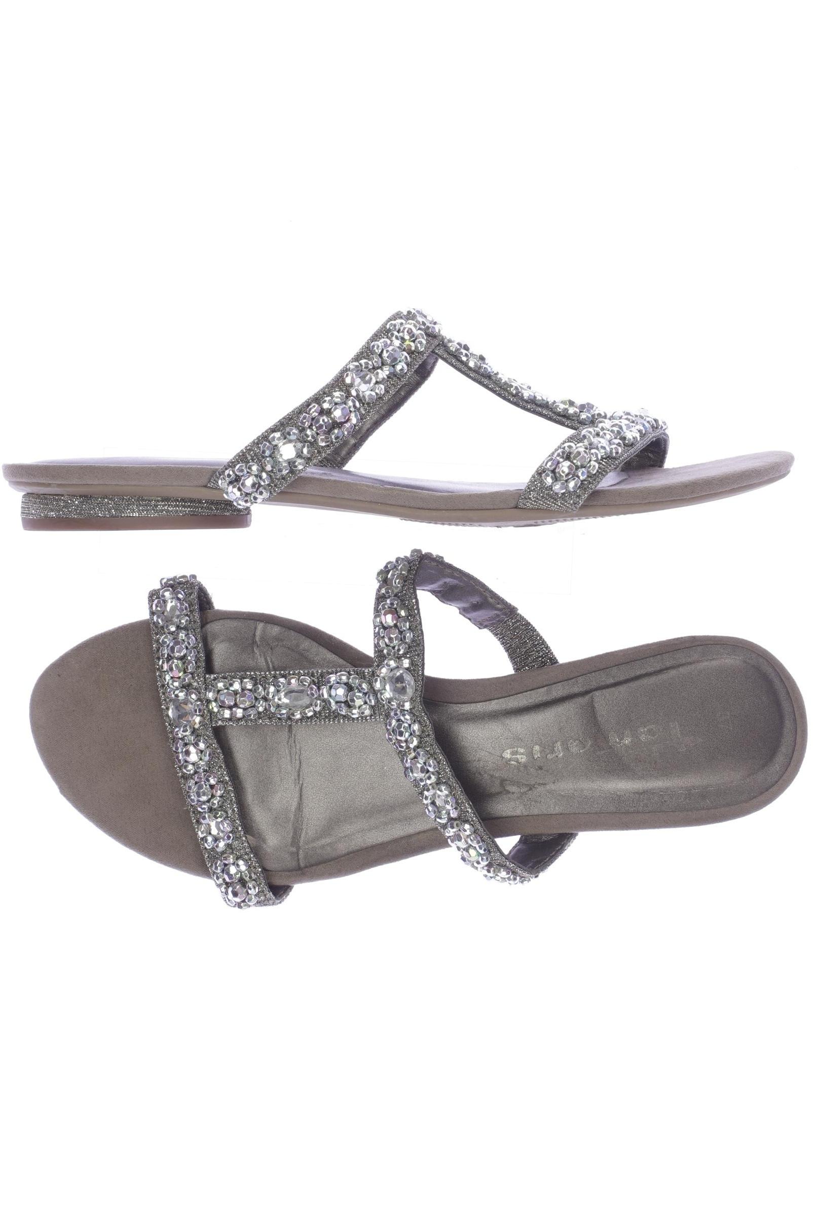 

Tamaris Damen Sandale, silber, Gr. 37
