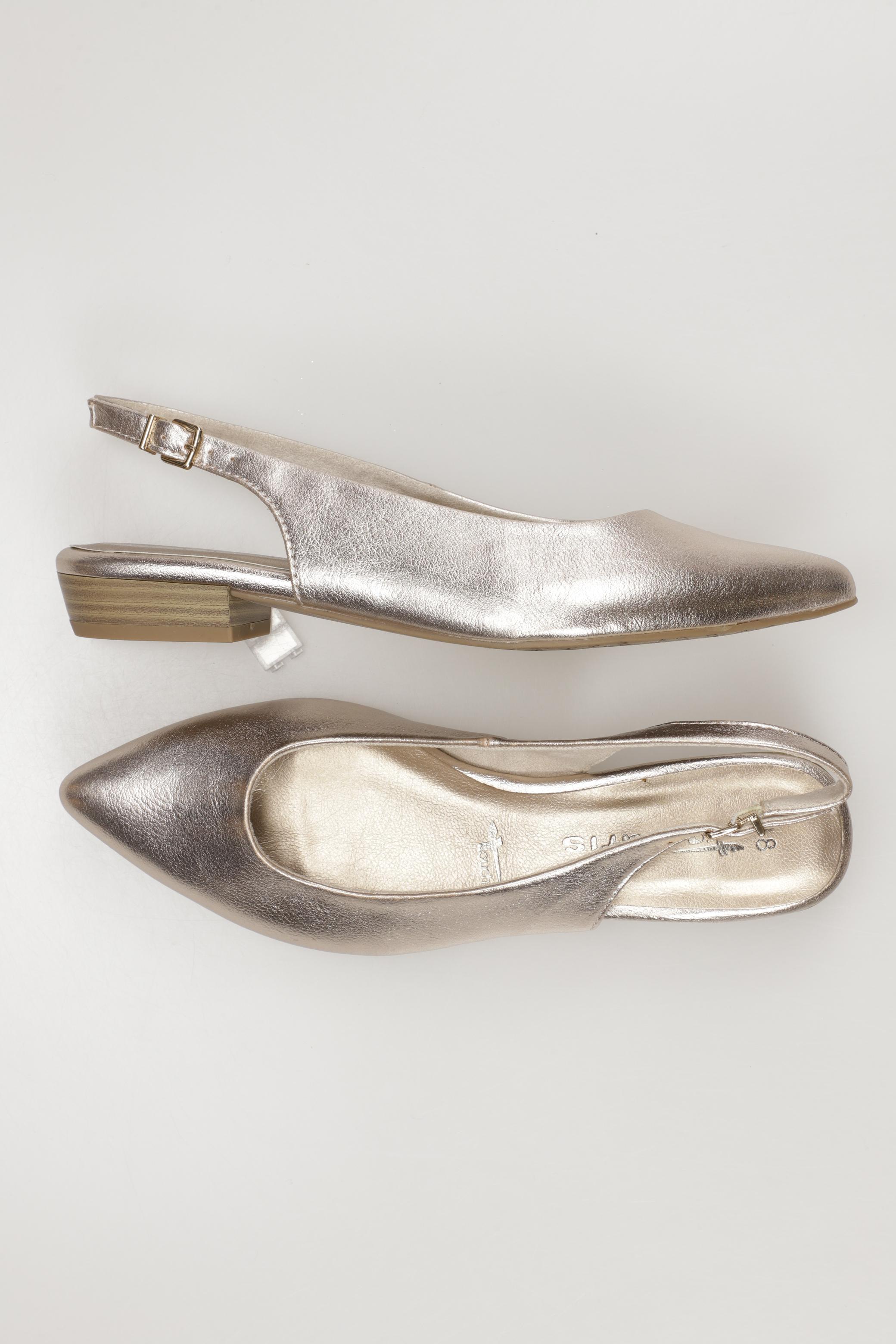 

Tamaris Damen Sandale, gold, Gr. 38